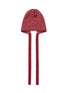 Adjustable Drawstring Knit Beanie Winter Warm Ear Protection Loose Fit Large Head