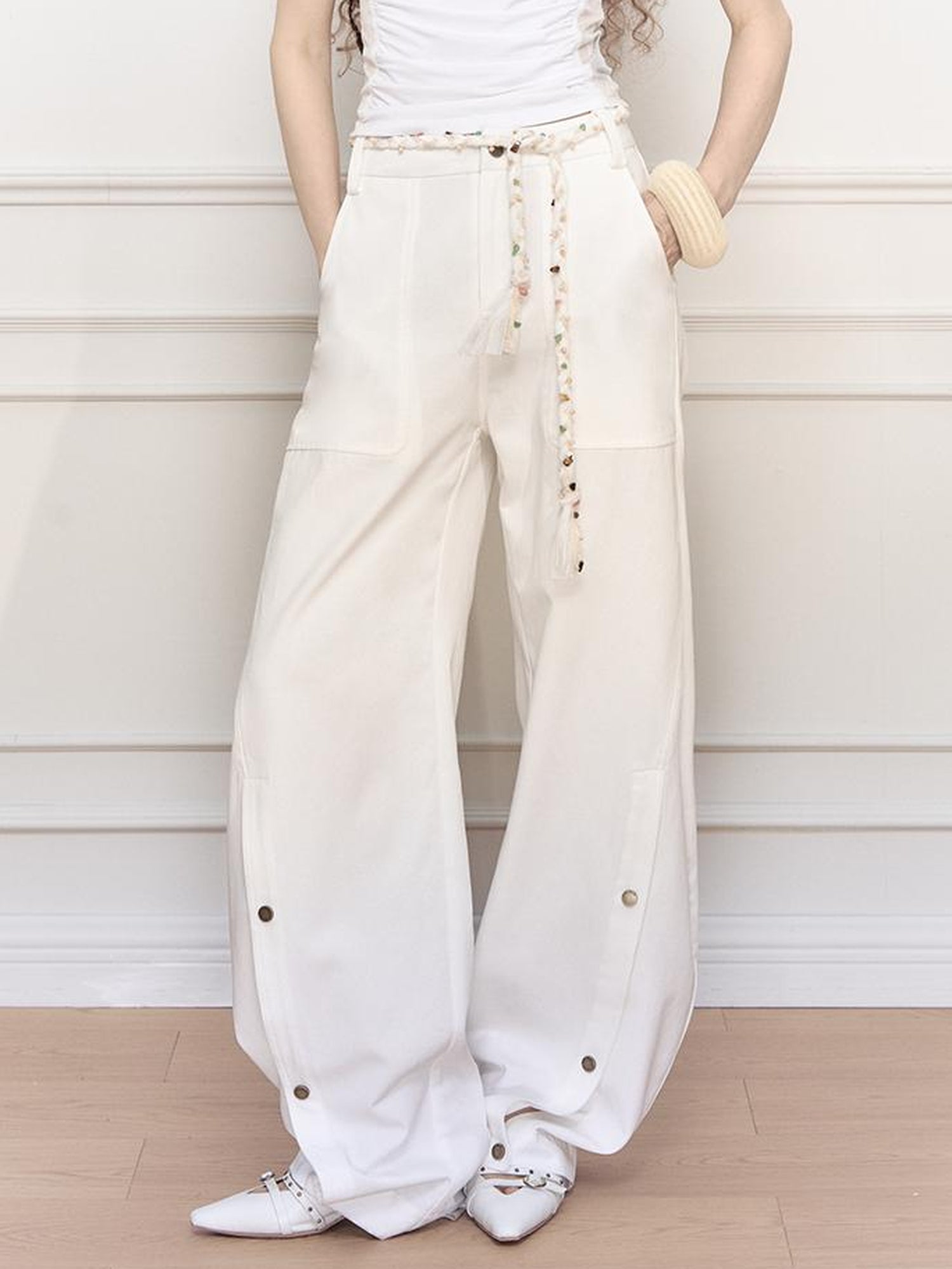 AnnoMundi Arc Sweep Draped Trousers