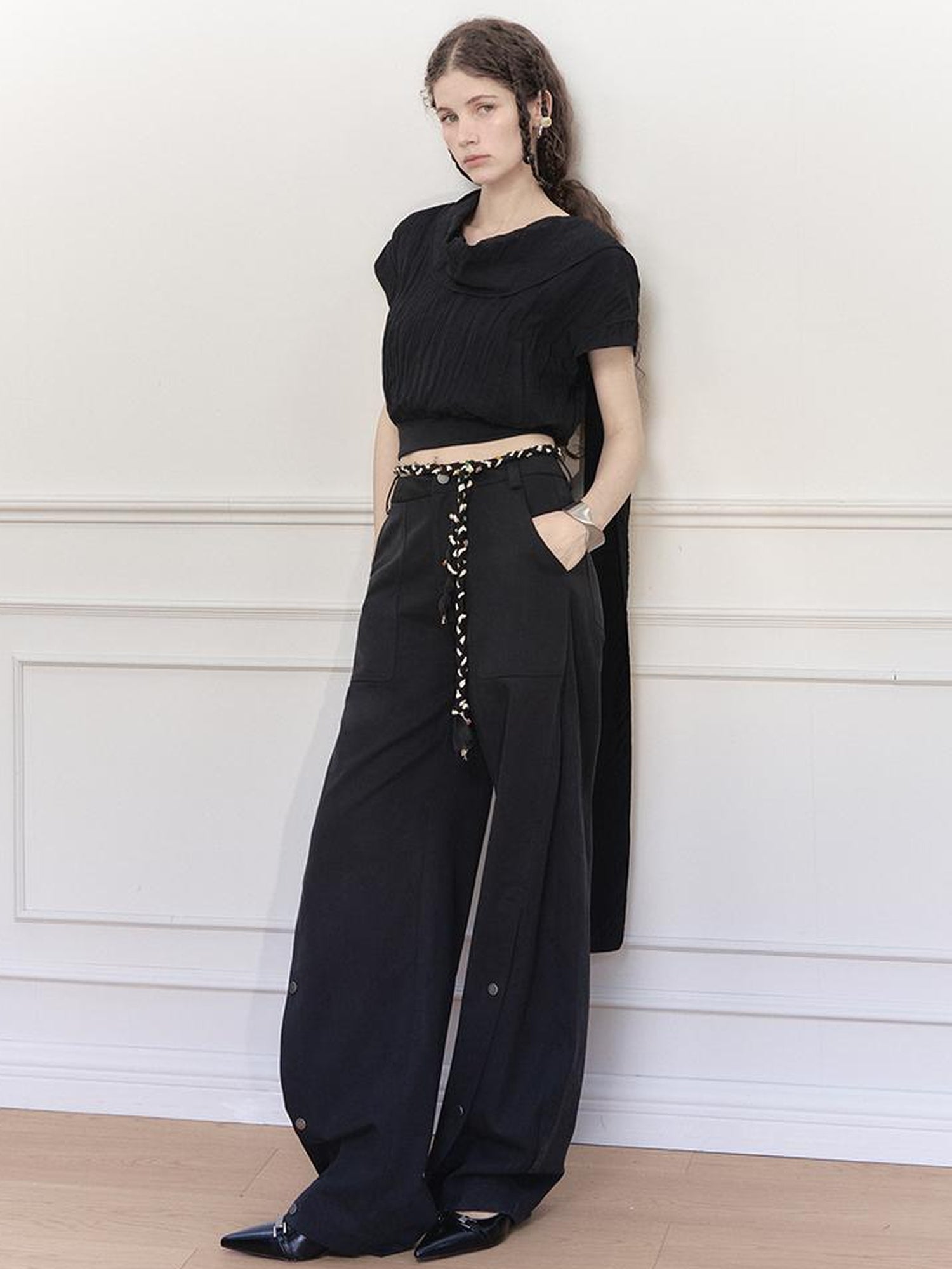 AnnoMundi Arc Sweep Draped Trousers