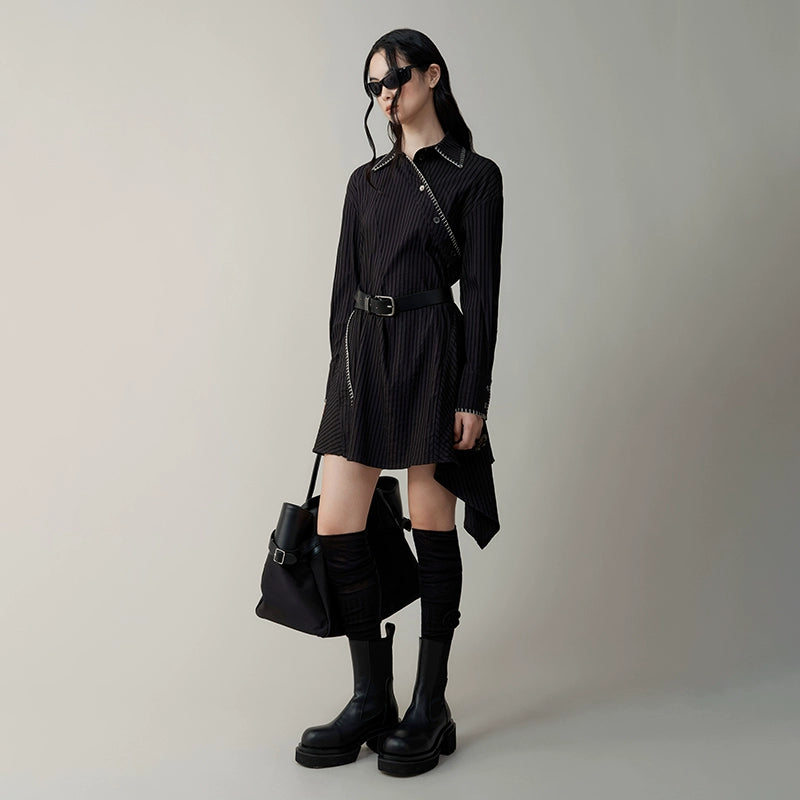 AnnoMundi_Asymmetric_Deconstructed_Shirt_Dress_With_Contrast_Collar_MISSTT
