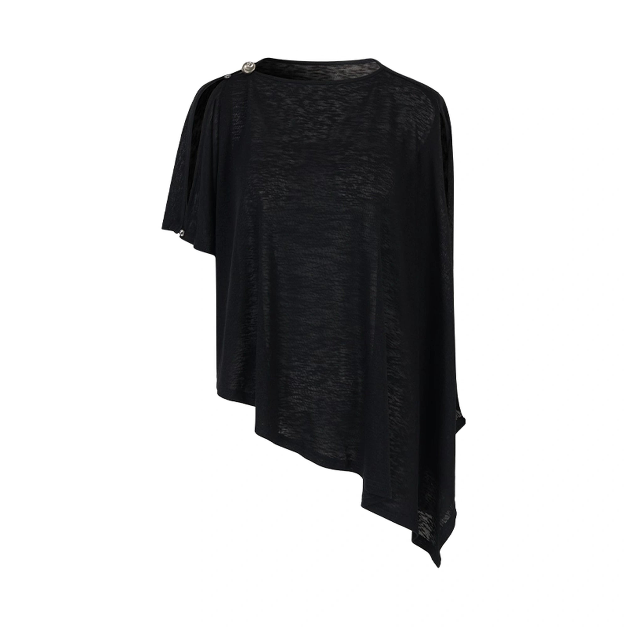 AnnoMundi_Asymmetric_Frost_Knit_Cover_Up_V-neck_T-shirt_Long_Sleeve_MISSTT