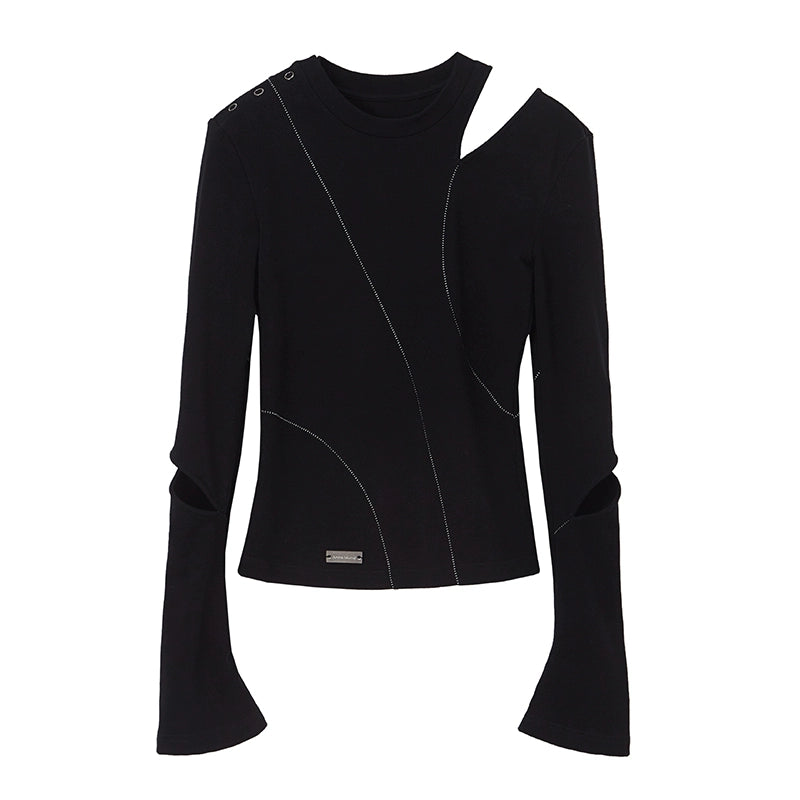 AnnoMundi_Black_Sweet_Cool_Hollow_Out_Slim_Knit_Top_MISSTT