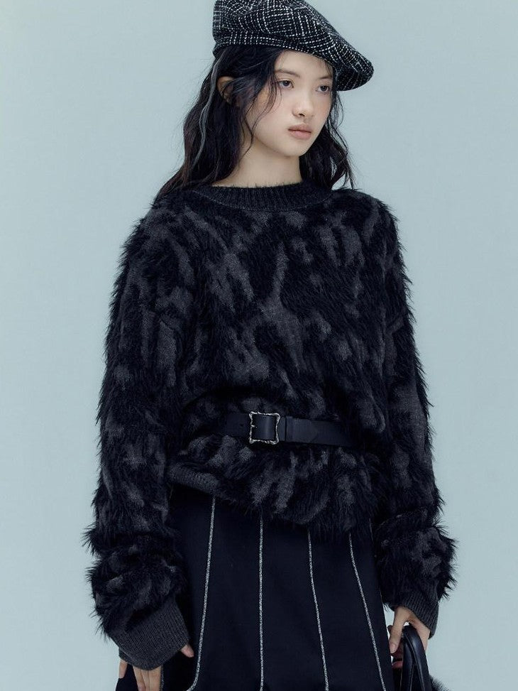 AnnoMundi Black White Classic Embroidered Plaid Checked Women&