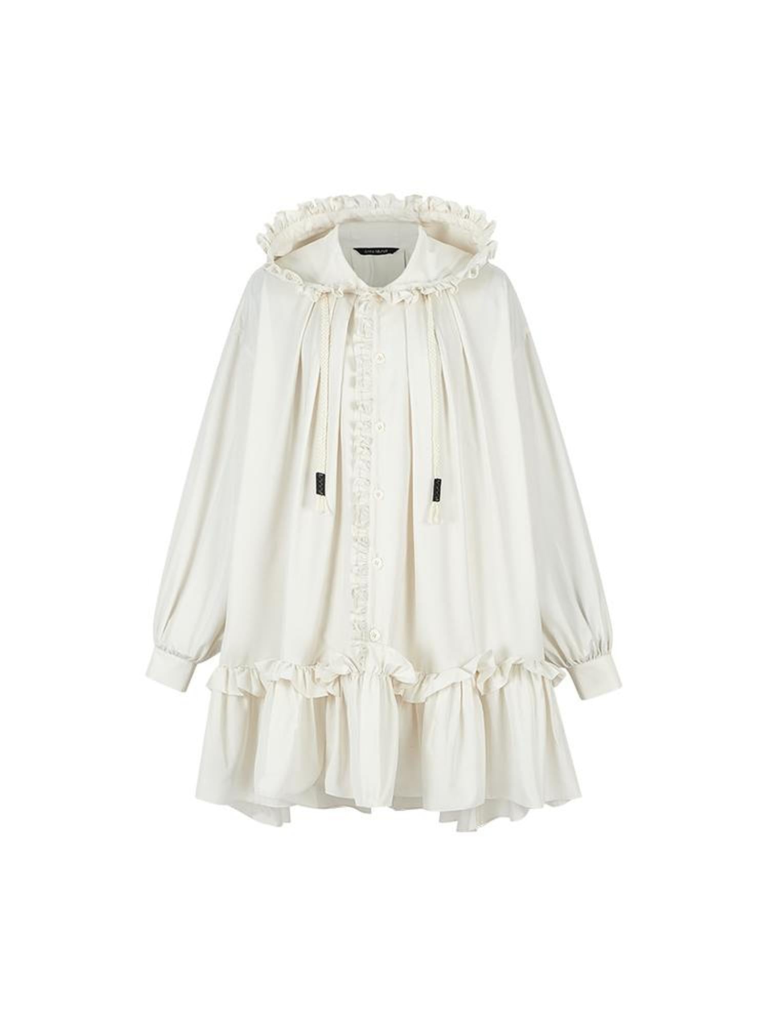 AnnoMundi Braided Sun Protection Shirt with Ruffle Hem