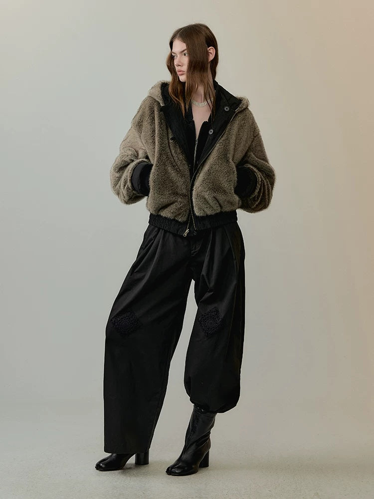 AnnoMundi Breathable Cotton Blend Loose Fit Zip Front Cardigan Commuter Jacket