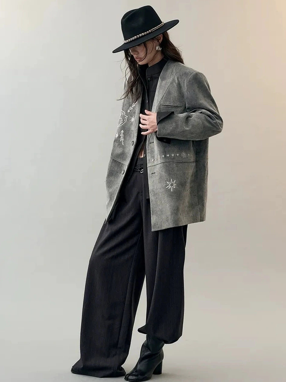 AnnoMundi Cashmere Wool Classic Black White Ladies Hat Hat