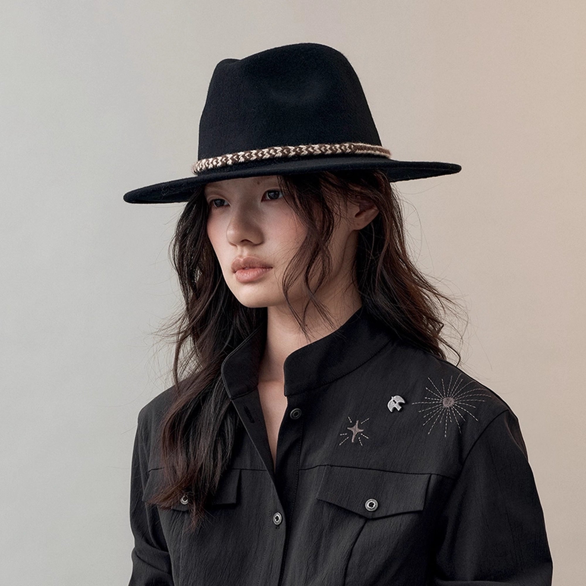 AnnoMundi_Cashmere_Wool_Classic_Black_White_Ladies_Hat_MISSTT