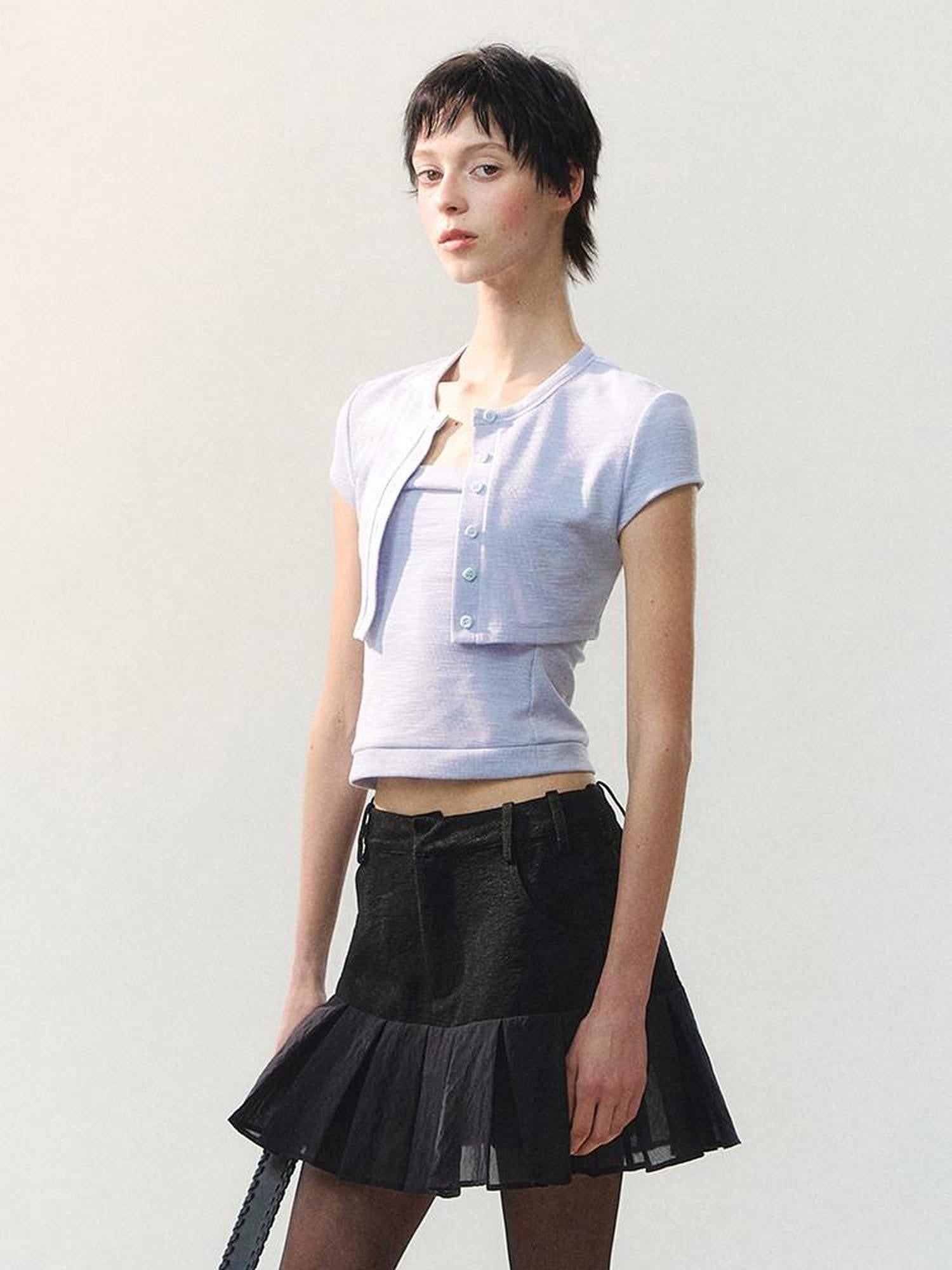 AnnoMundi Cloud Texture Two Piece Slim Women&