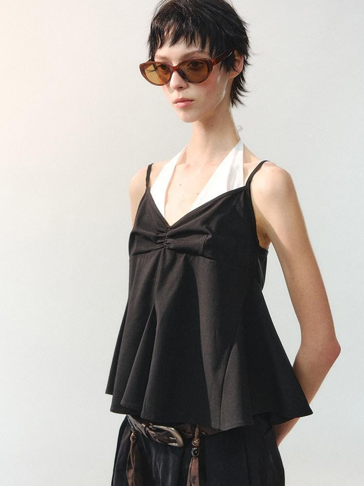 AnnoMundi Colorblock Faux Layered Strappy Women&