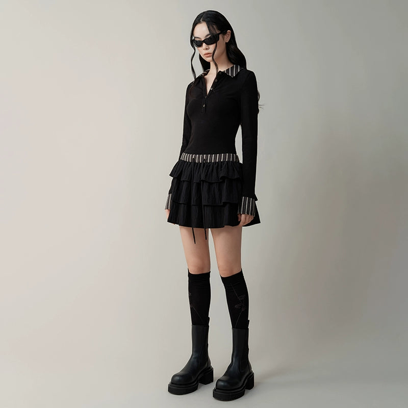 AnnoMundi_Contrast_Collar_Striped_Knit_Shirt_Dress_MISSTT