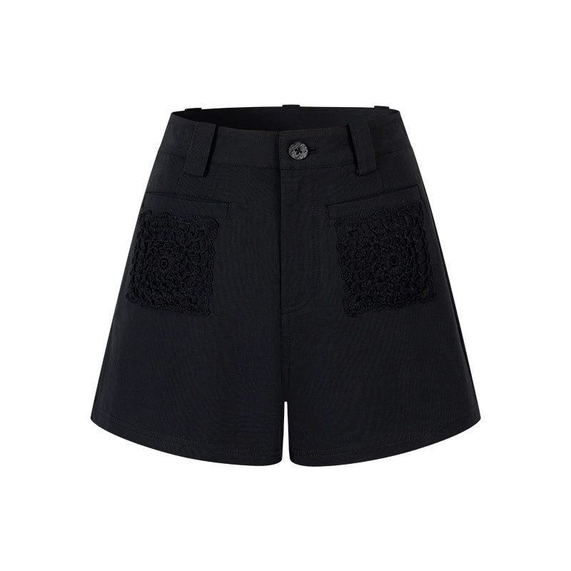 AnnoMundi_Crochet_Lace_High_Waisted_A_Line_Shorts_MISSTT