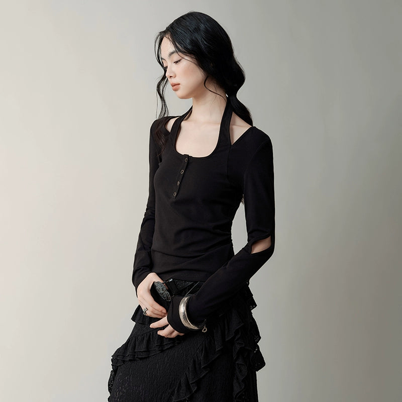 AnnoMundi_Crossover_Halter_Neck_Ribbed_Knit_Top_MISSTT