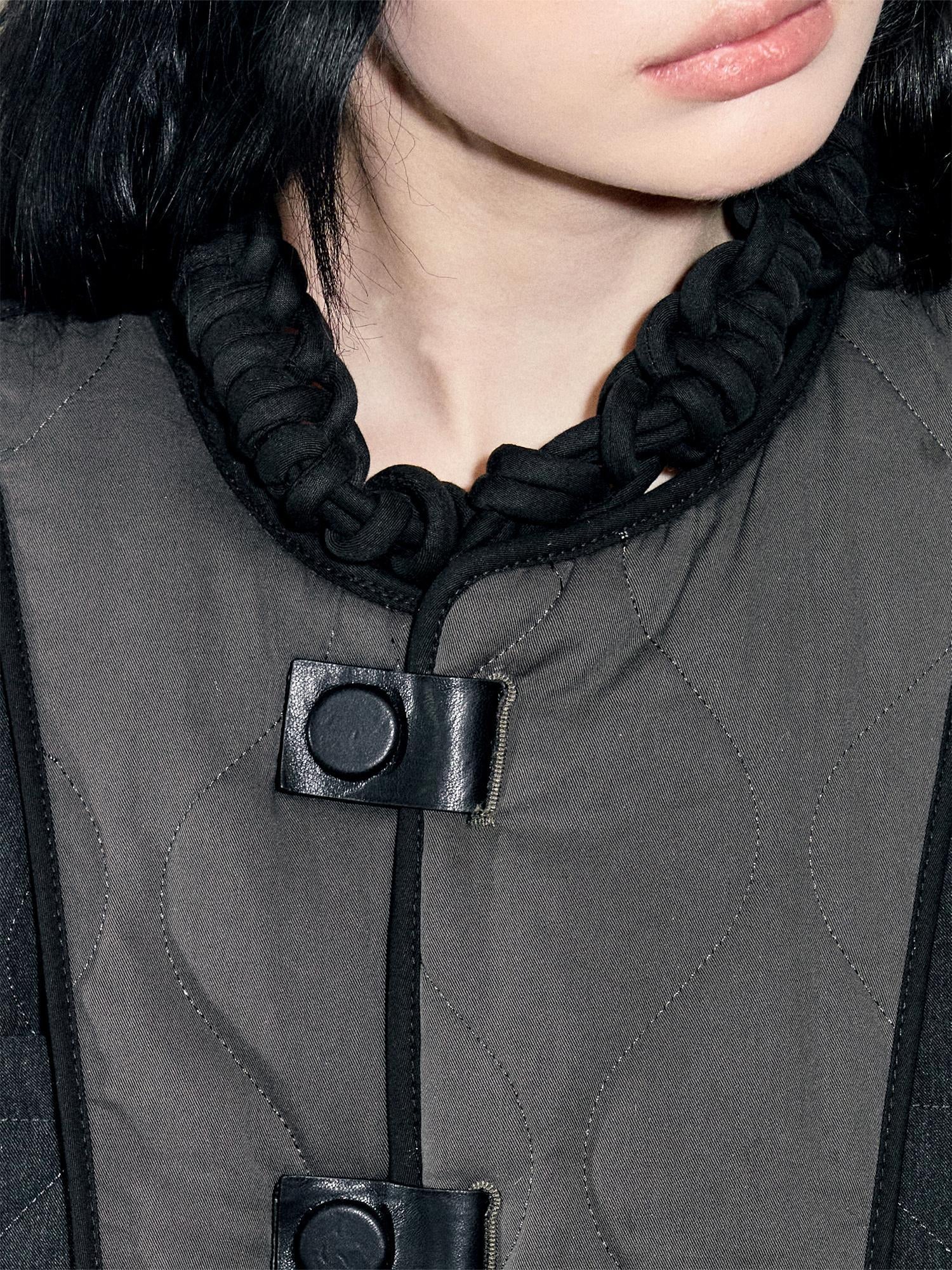 AnnoMundi Curved Stitch Graphene Heated Quilted Jacket