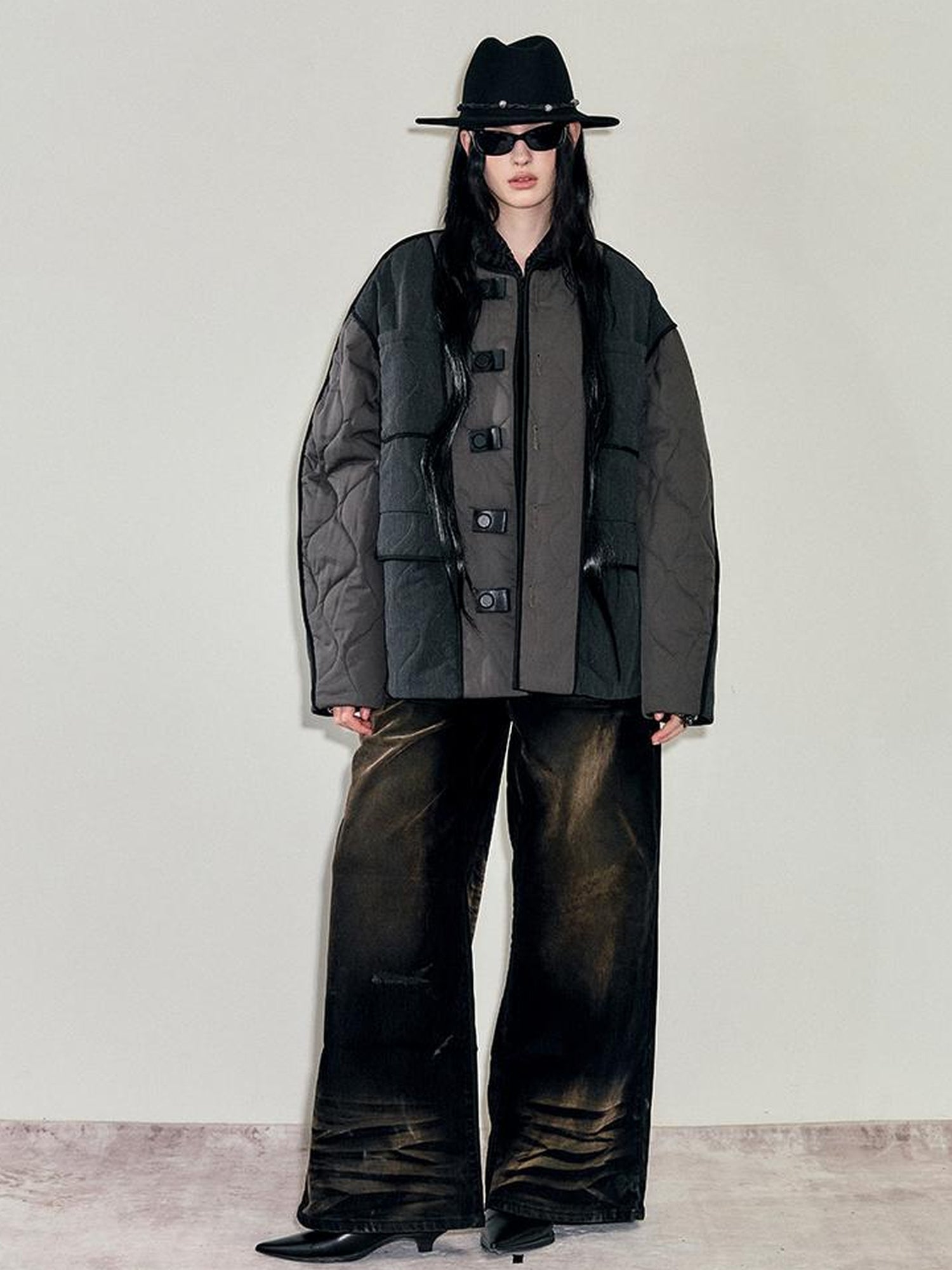 AnnoMundi Curved Stitch Graphene Heated Quilted Jacket