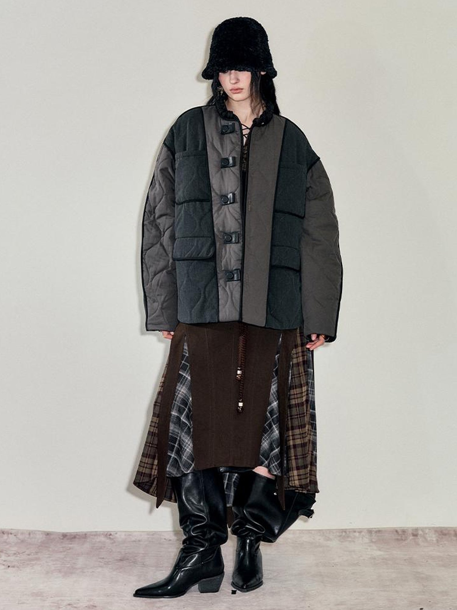 AnnoMundi Curved Stitch Graphene Heated Quilted Jacket