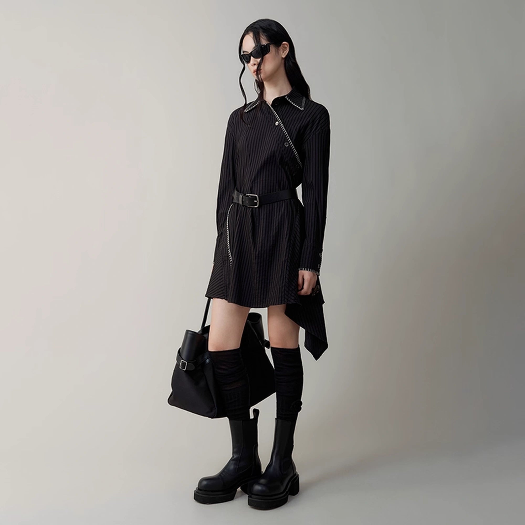 AnnoMundi_Deconstructed_Asymmetrical_Collar_Dress_V-neck_T-shirt_Long_Sleeve_MISSTT