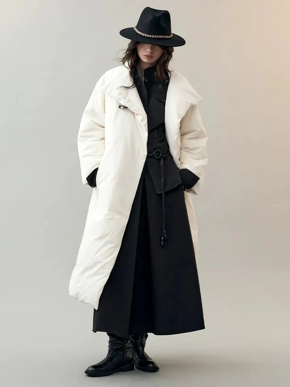 AnnoMundi Deconstructed Overlap Waist Midi Skirt Skirt