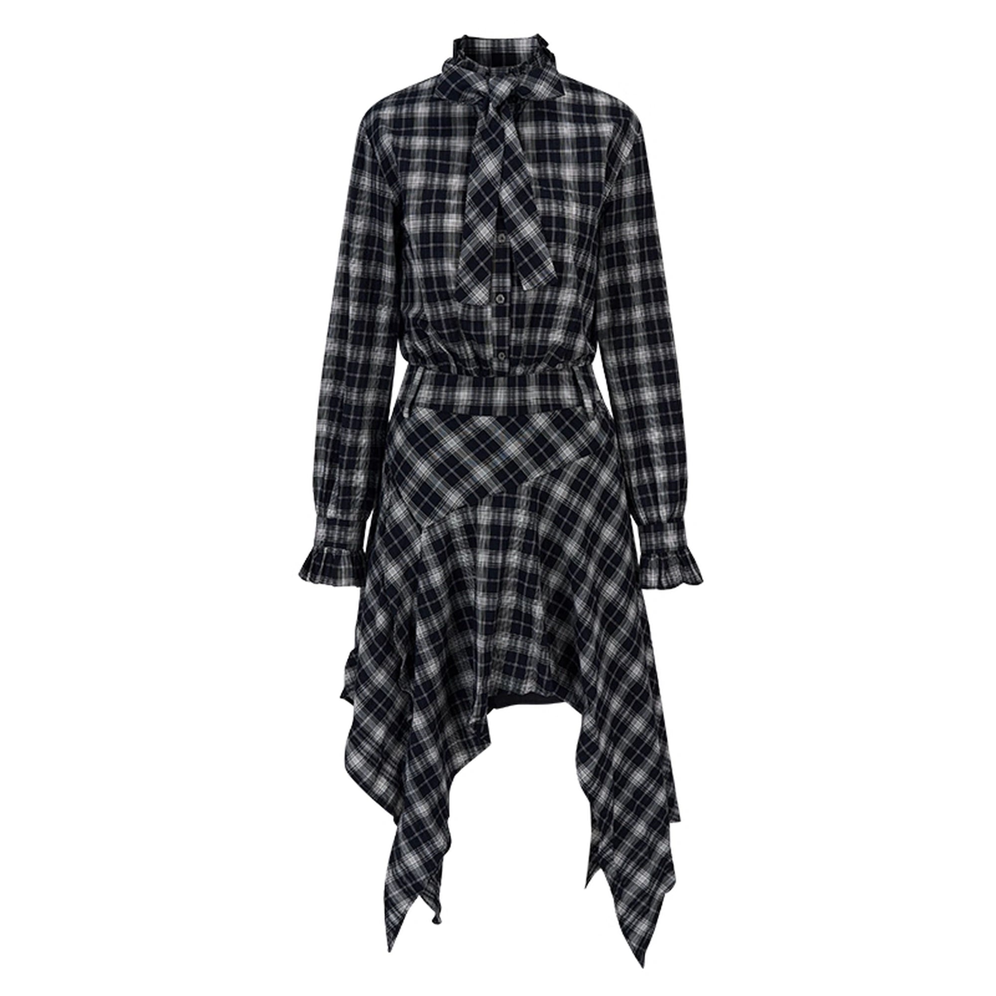 AnnoMundi_Deconstructed_Plaid_Dress_With_Asymmetric_Hem_MISSTT