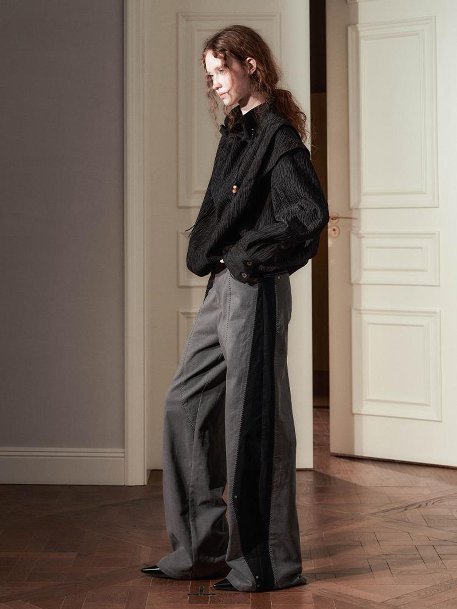 AnnoMundi Deconstructed Relaxed Wide Leg Trousers