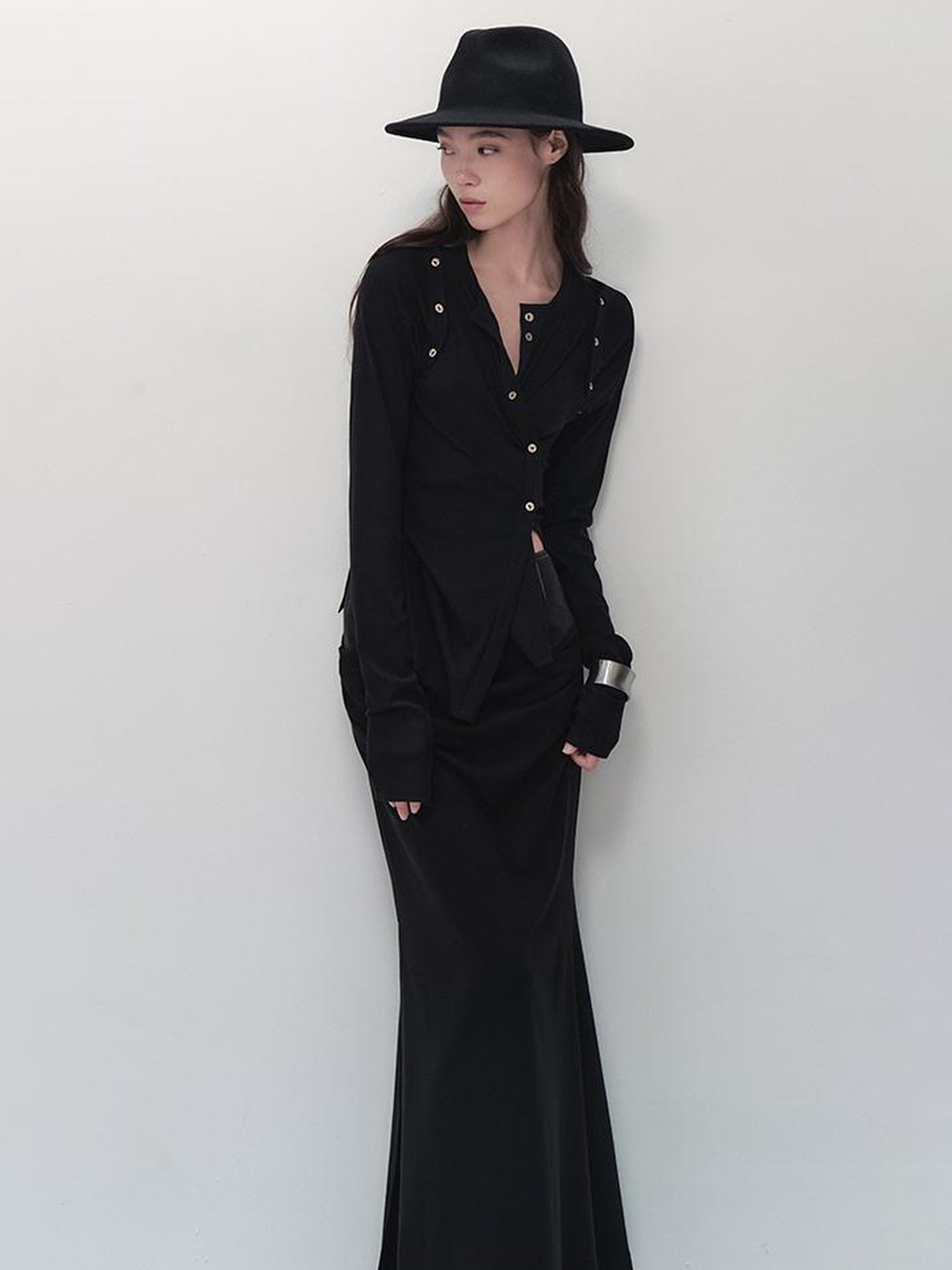 AnnoMundi Deconstructive Knit Cardigan Detachable Sleeves Multi Way Wear
