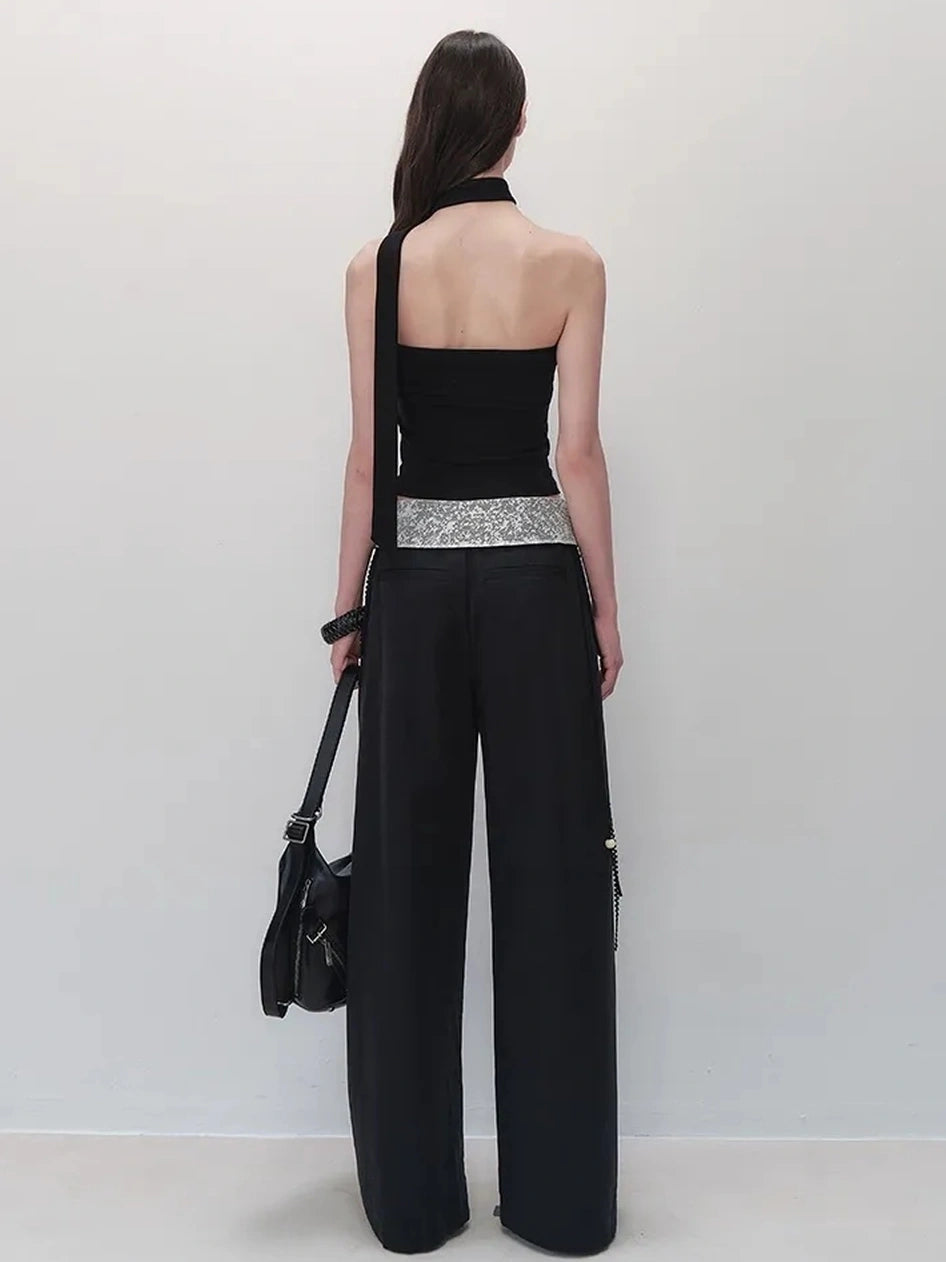 AnnoMundi Detachable Choker Beaded Camisole Bikini