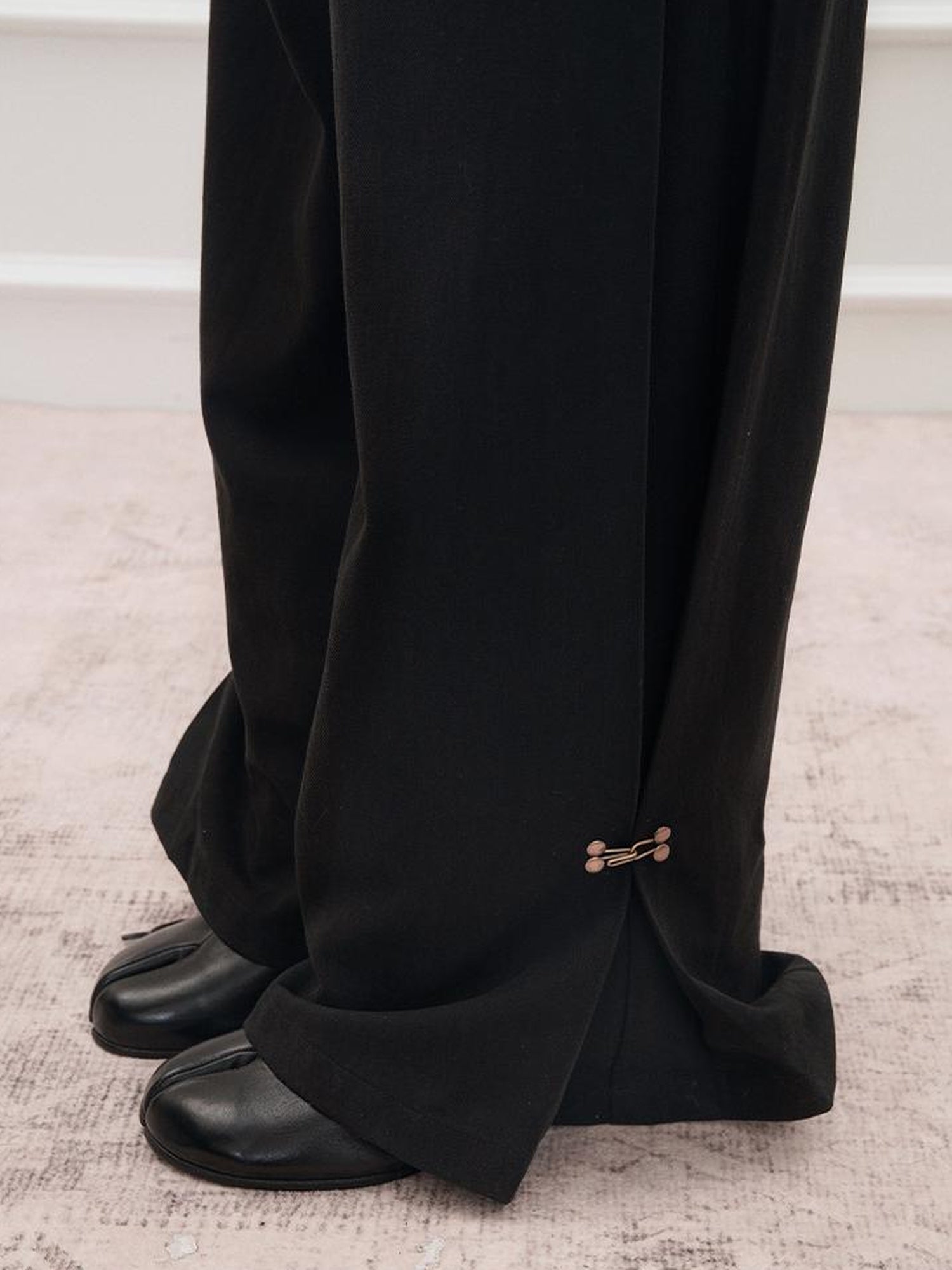 AnnoMundi Detachable Skirt Overlay Wide Leg Trousers