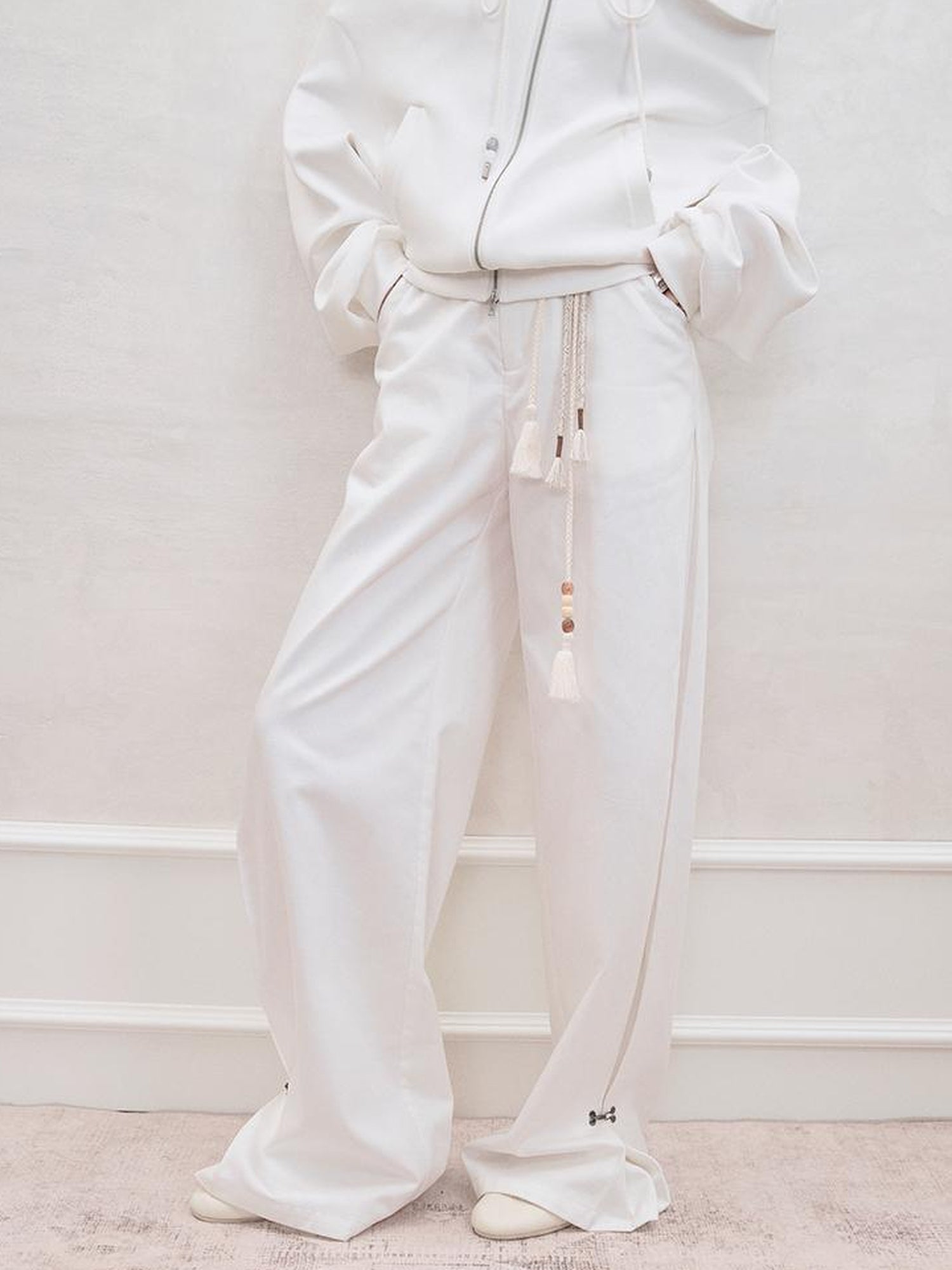AnnoMundi Detachable Skirt Overlay Wide Leg Trousers