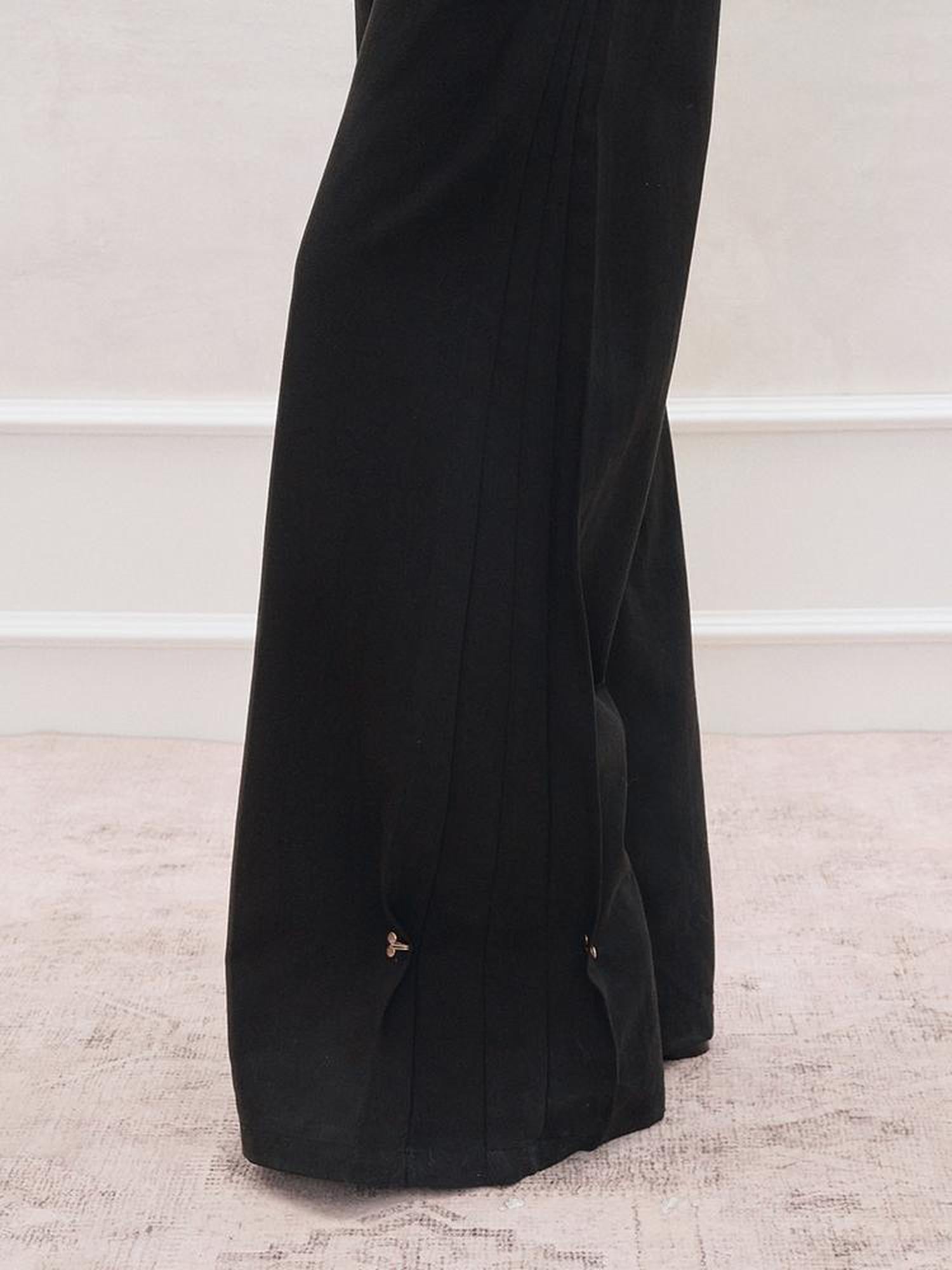AnnoMundi Detachable Skirt Overlay Wide Leg Trousers