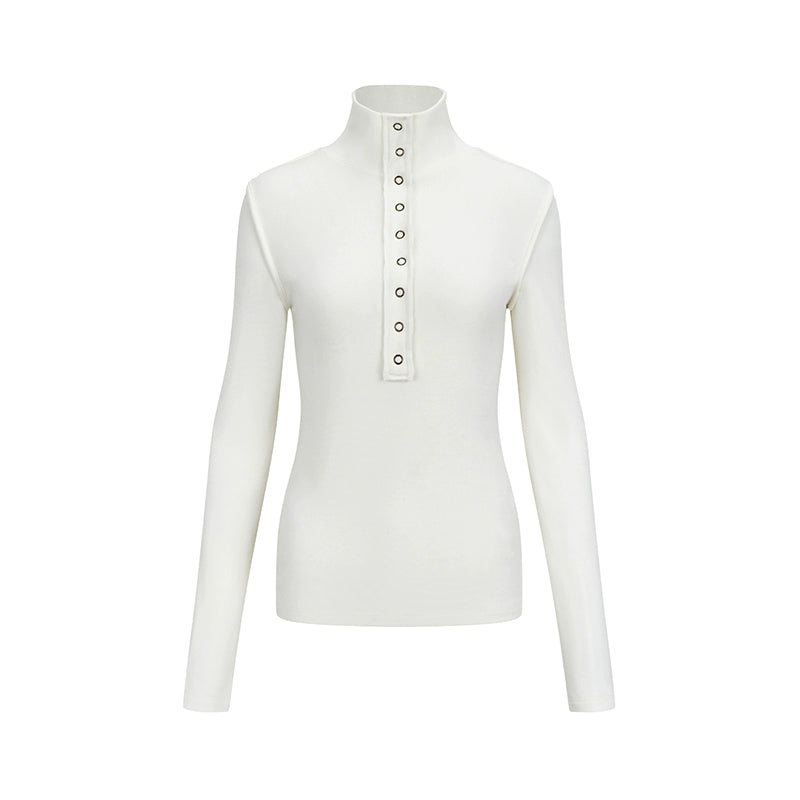 AnnoMundi_Elastic_High-Neck_Flip-Collar_Knit_Sweater_Women_Autumn_Winter_Slim_Base_Layer_Top_MISSTT
