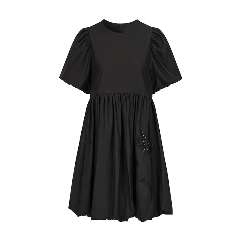 AnnoMundi_Elegant_Floral_Lace_Vintage_Mini_A_Line_V_Neck_Dress_MISSTT
