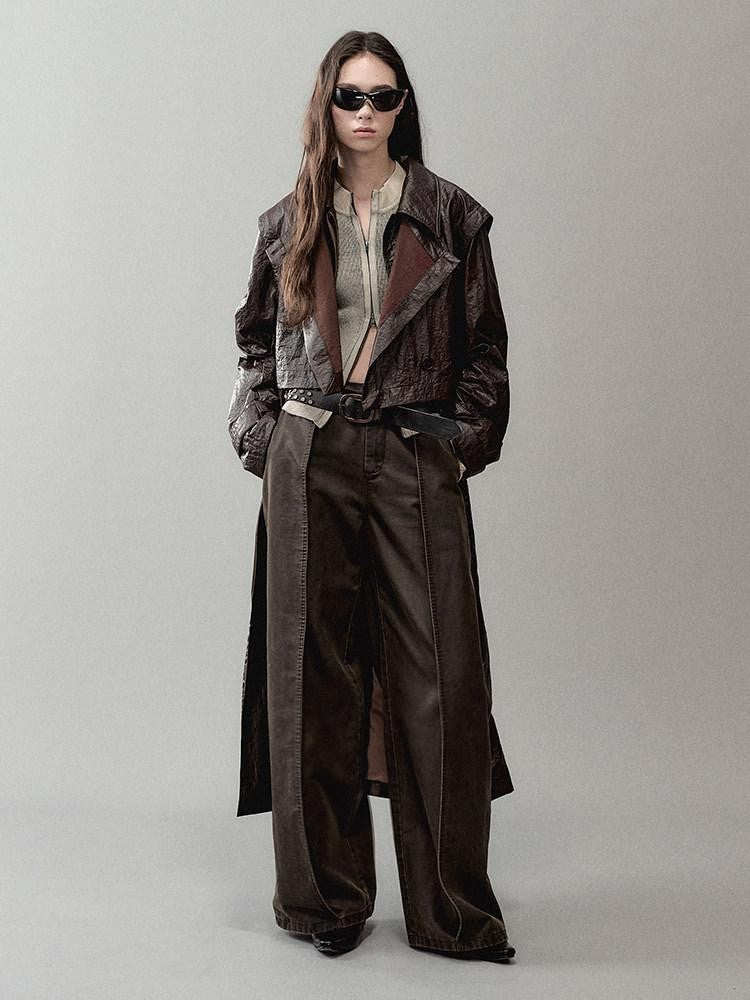AnnoMundi Fine Crepe Faux Two Piece Workwear Women&