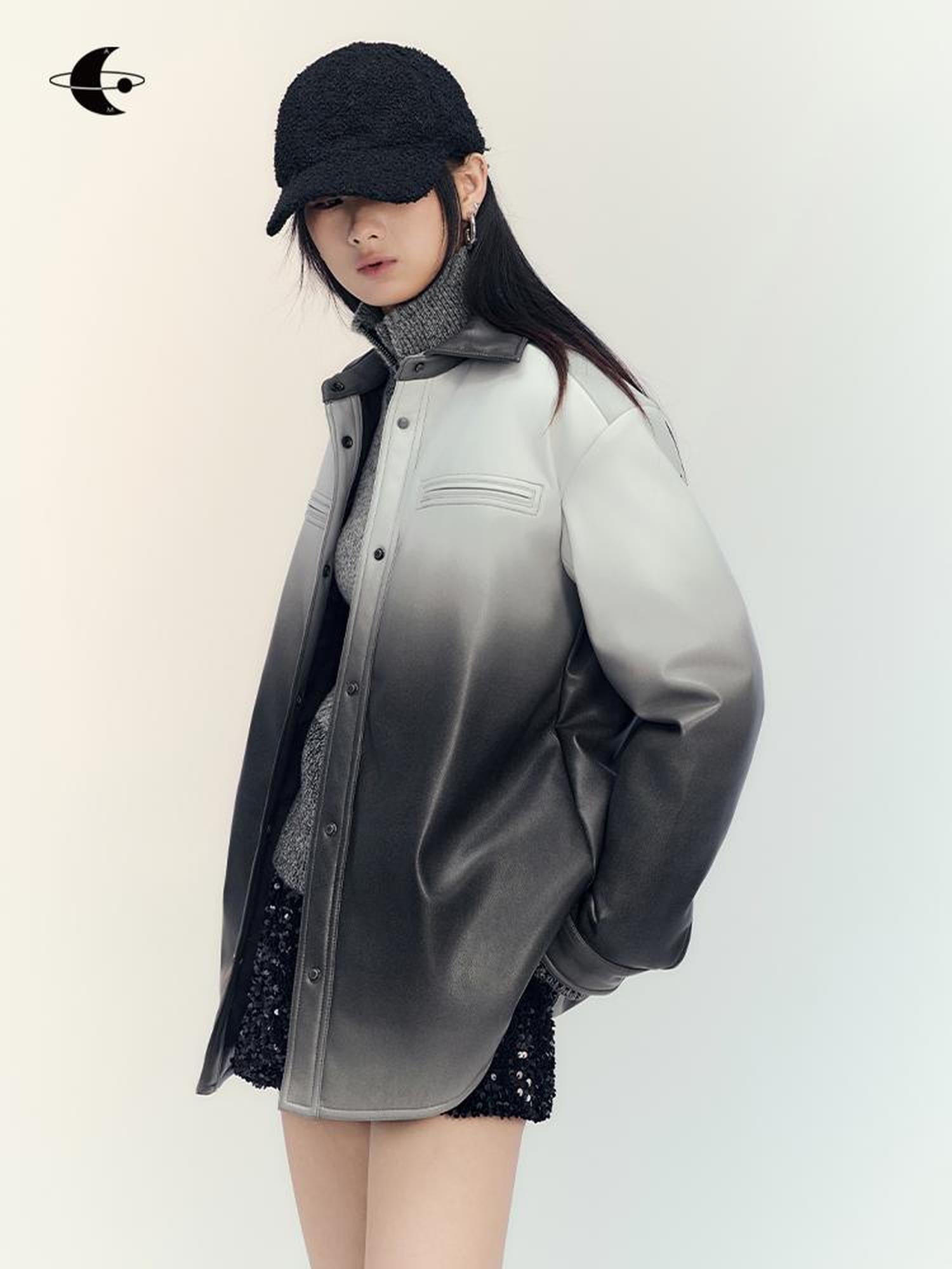 AnnoMundi Gradient Down Shirt Jacket