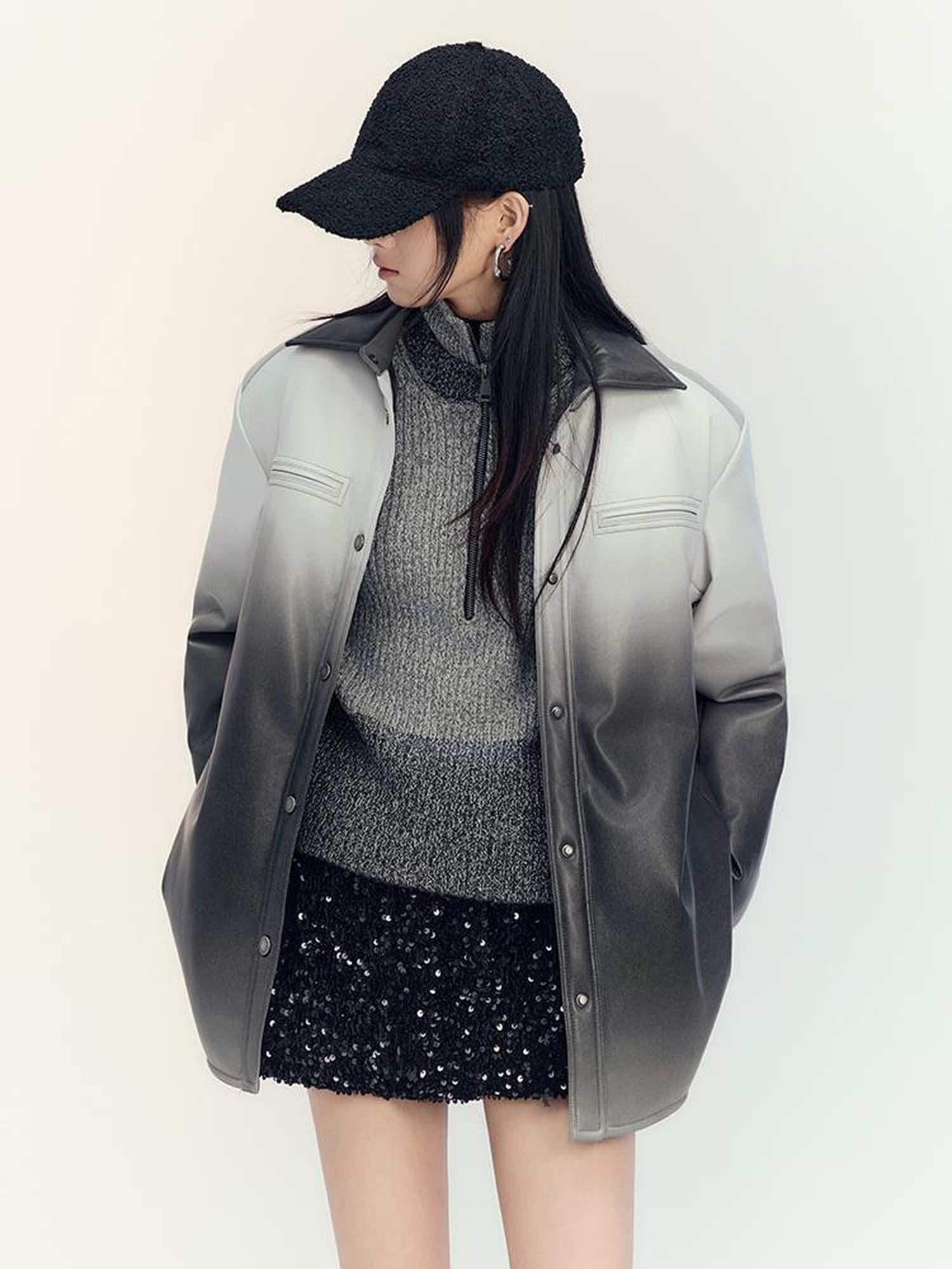 AnnoMundi Gradient Down Shirt Jacket