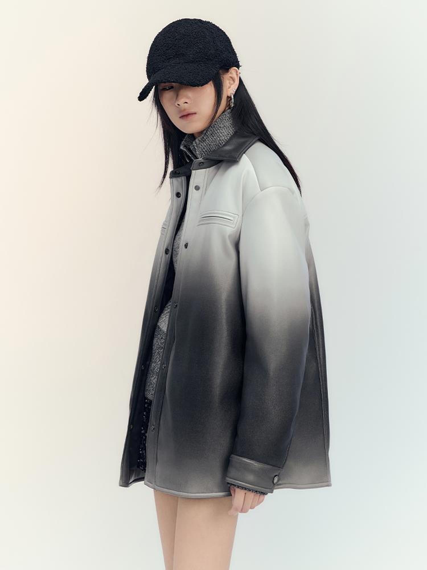 AnnoMundi Gradient Down Shirt Jacket