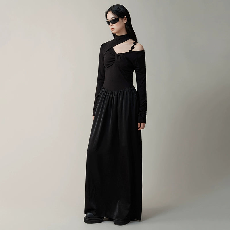 AnnoMundi_Hand_Embroidered_V_Neck_Slip_Dress_With_Detachable_Floral_Straps_MISSTT