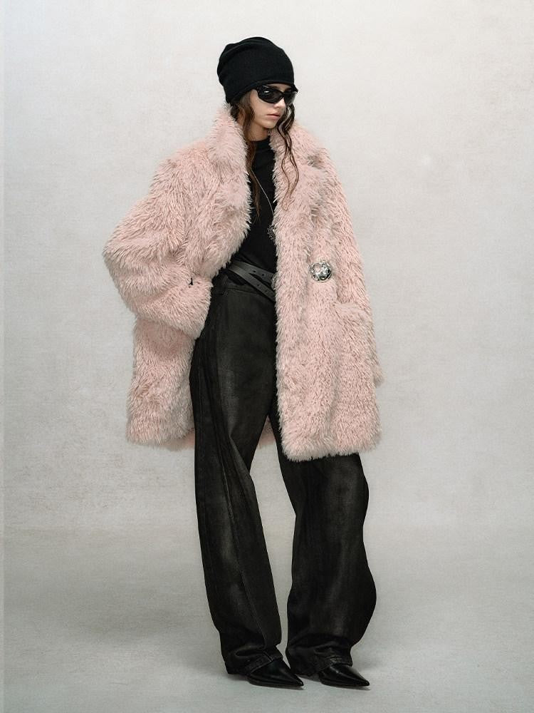 AnnoMundi Handknit Button Pocket Oversized Women&