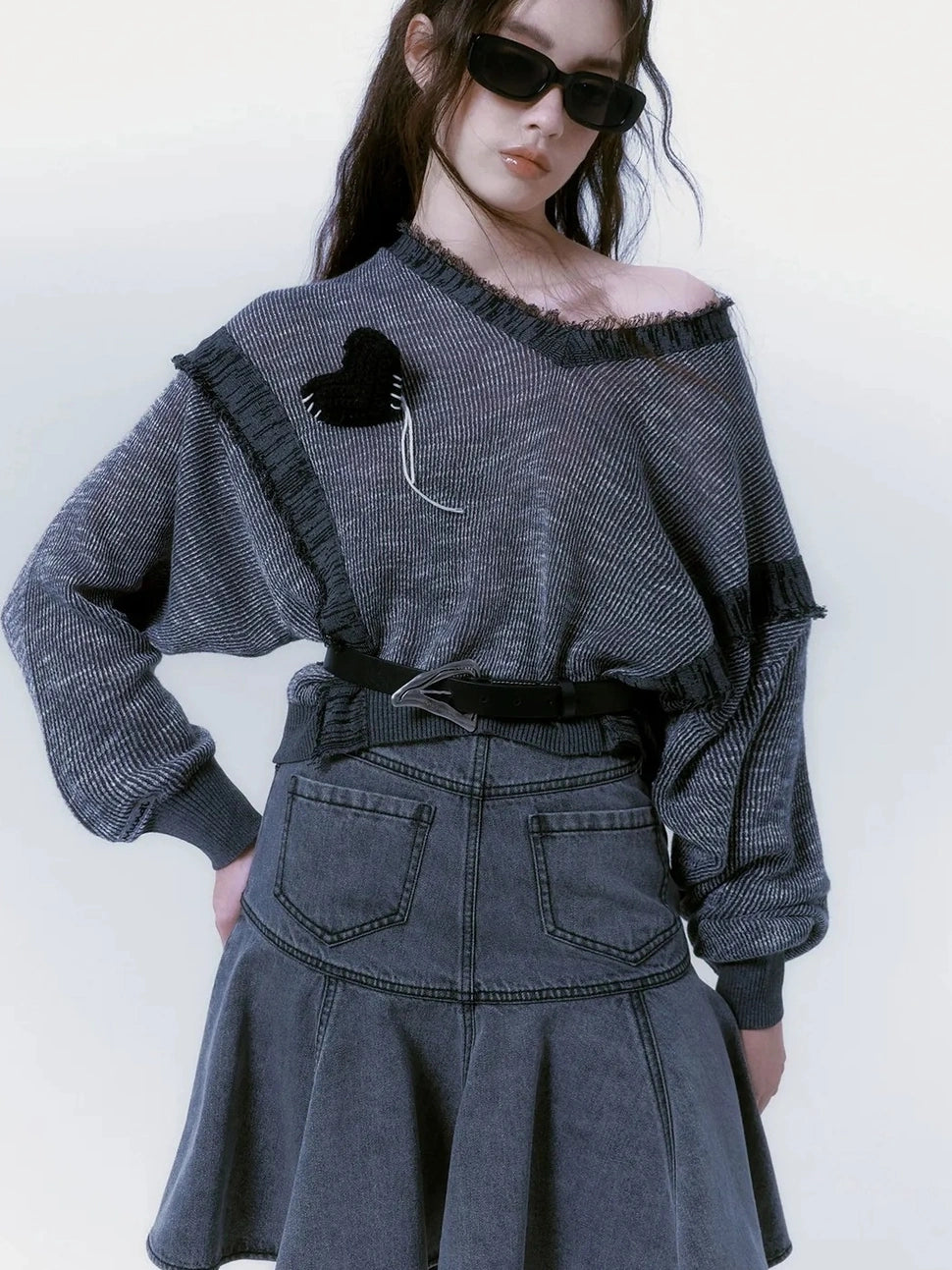 AnnoMundi Handmade Heart Crochet Brooch Accessories