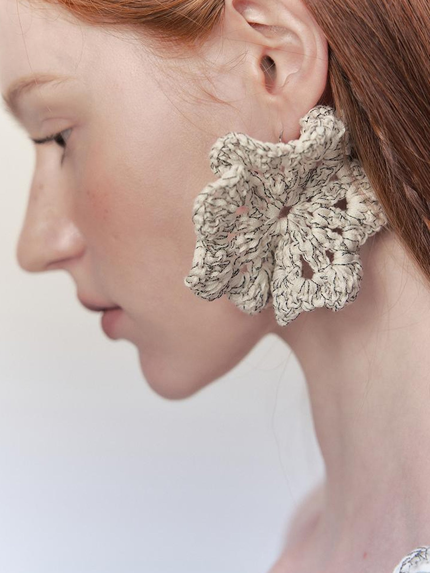 AnnoMundi Handwoven Crochet Multicolor Floral Bohemian Earrings