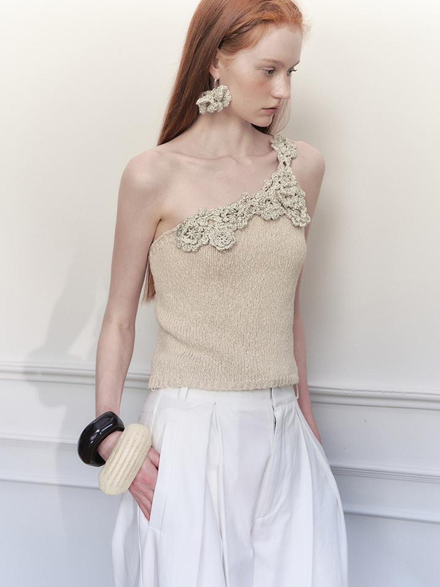 AnnoMundi Handwoven Crochet Multicolor Floral Bohemian Earrings