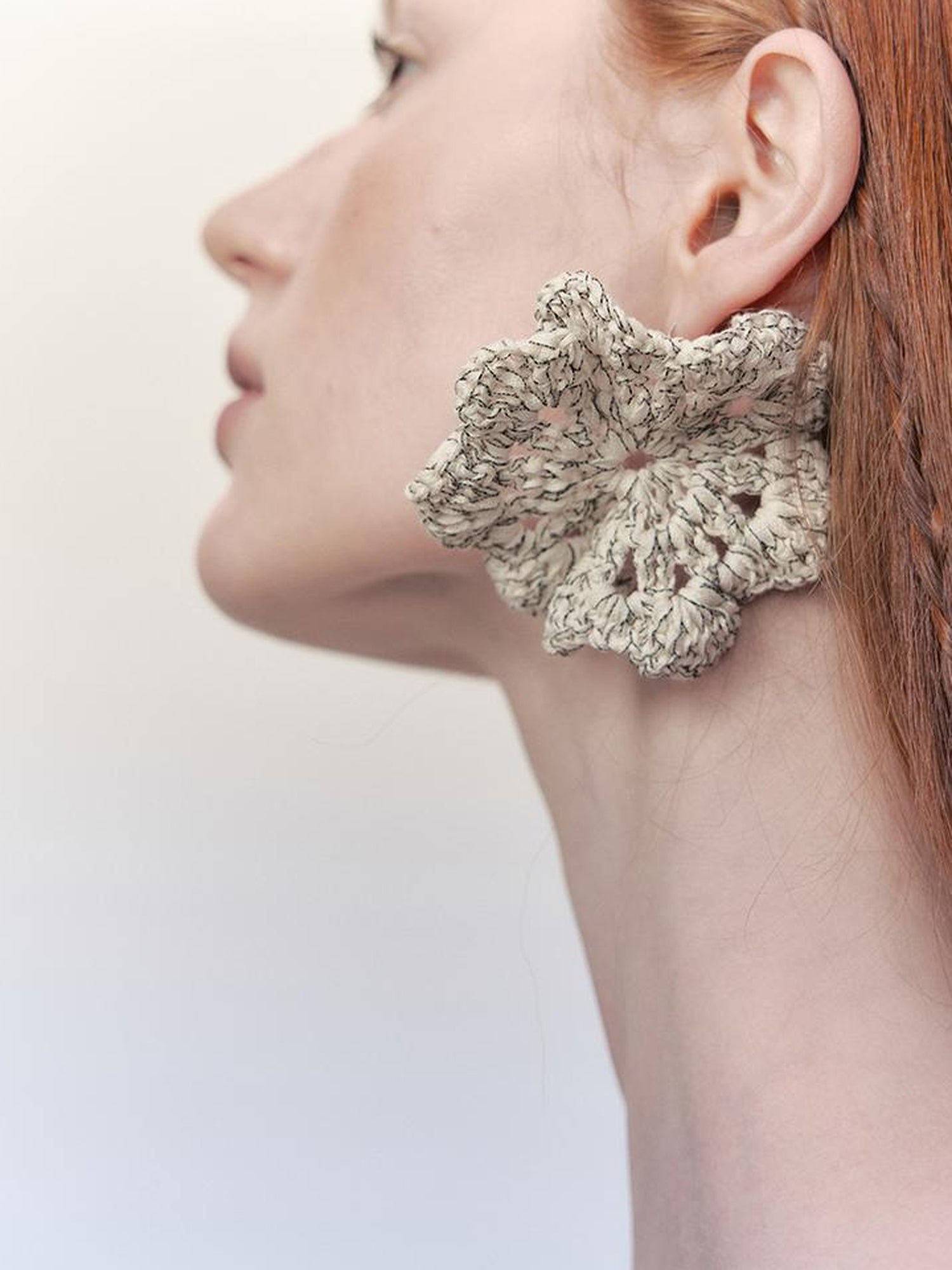 AnnoMundi Handwoven Crochet Multicolor Floral Bohemian Earrings