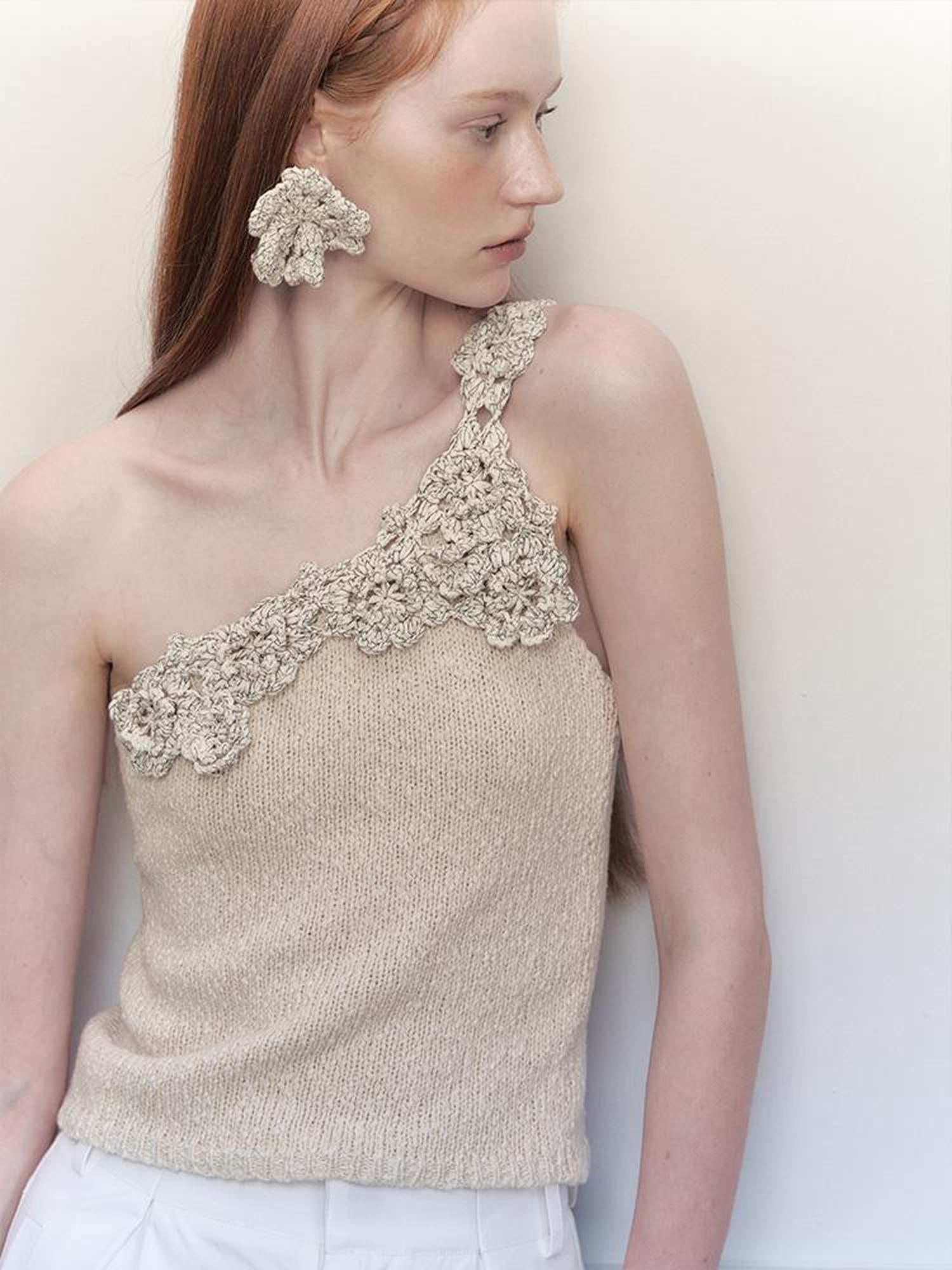 AnnoMundi Handwoven Crochet Multicolor Floral Bohemian Earrings