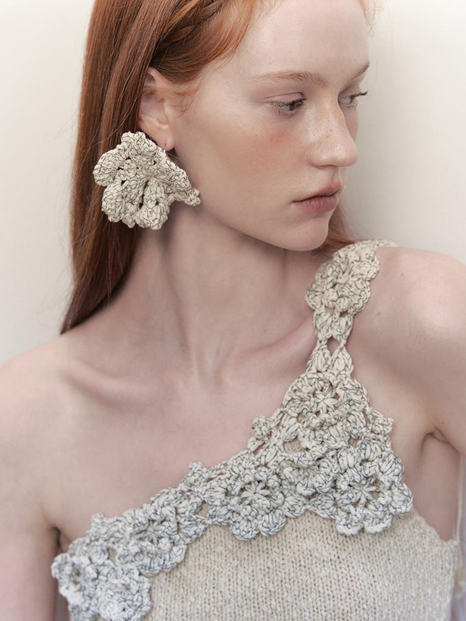 AnnoMundi Handwoven Crochet Multicolor Floral Bohemian Earrings