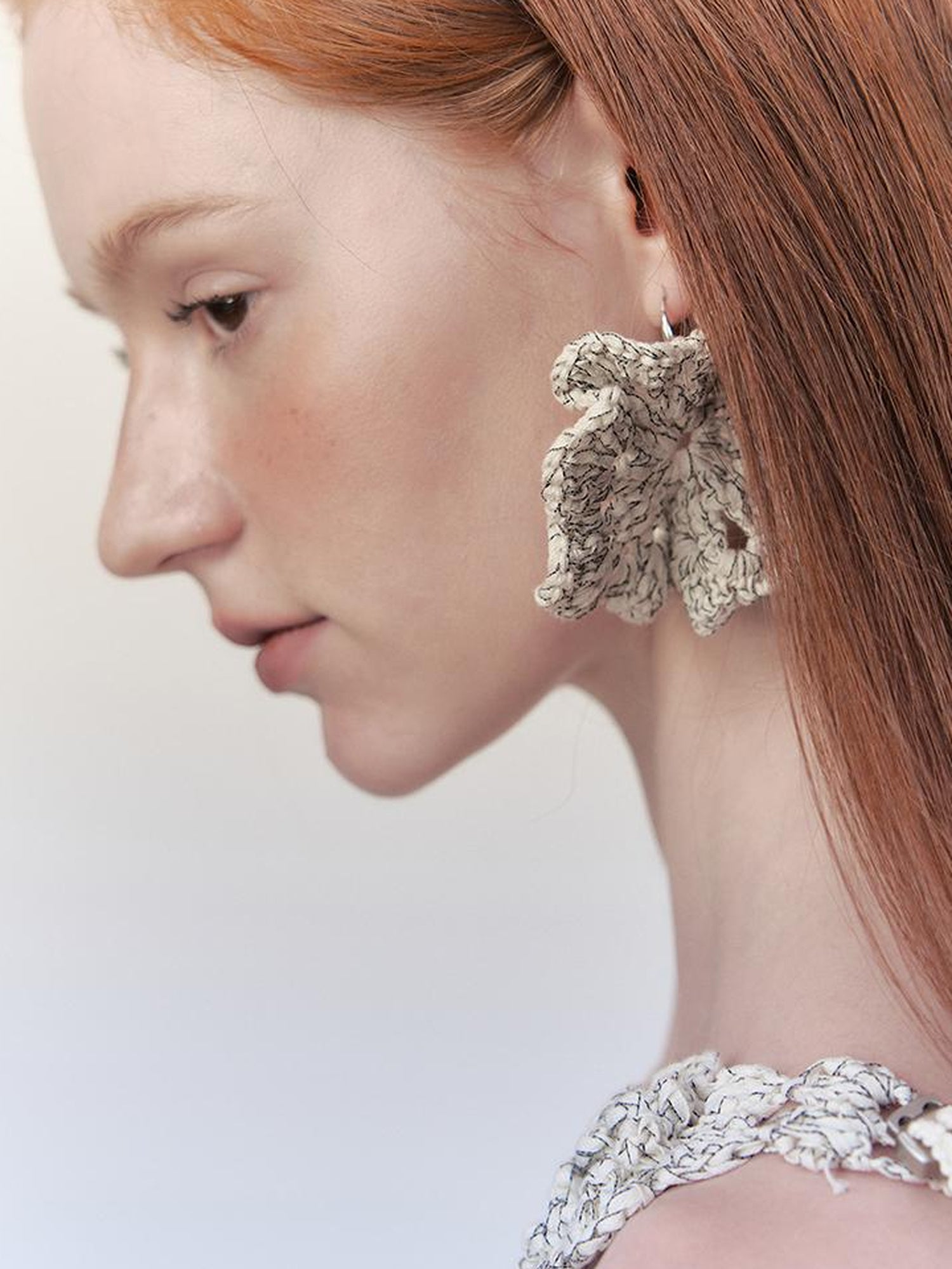 AnnoMundi Handwoven Crochet Multicolor Floral Bohemian Earrings