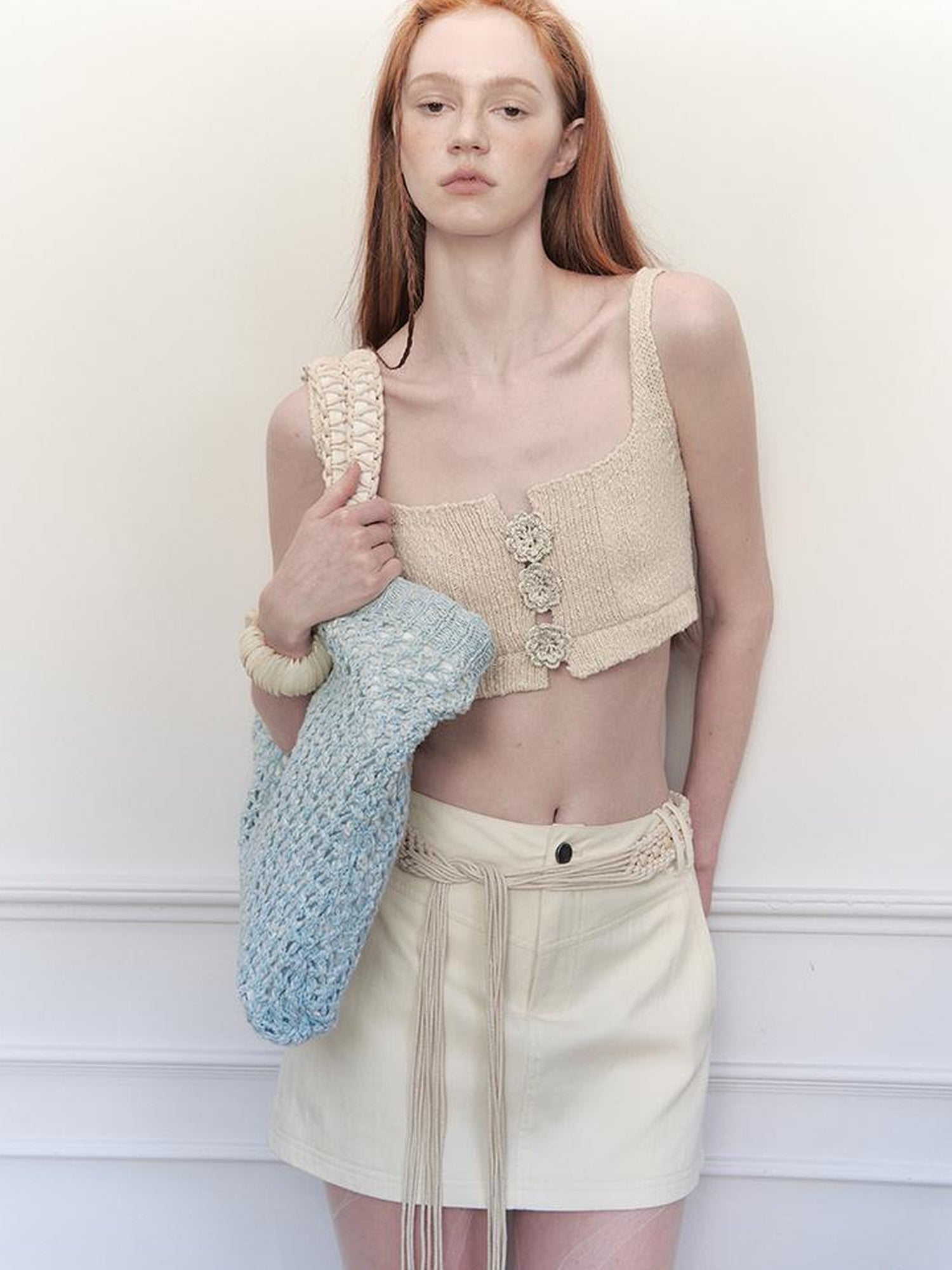 AnnoMundi Handwoven Rope Knit Tote Bag