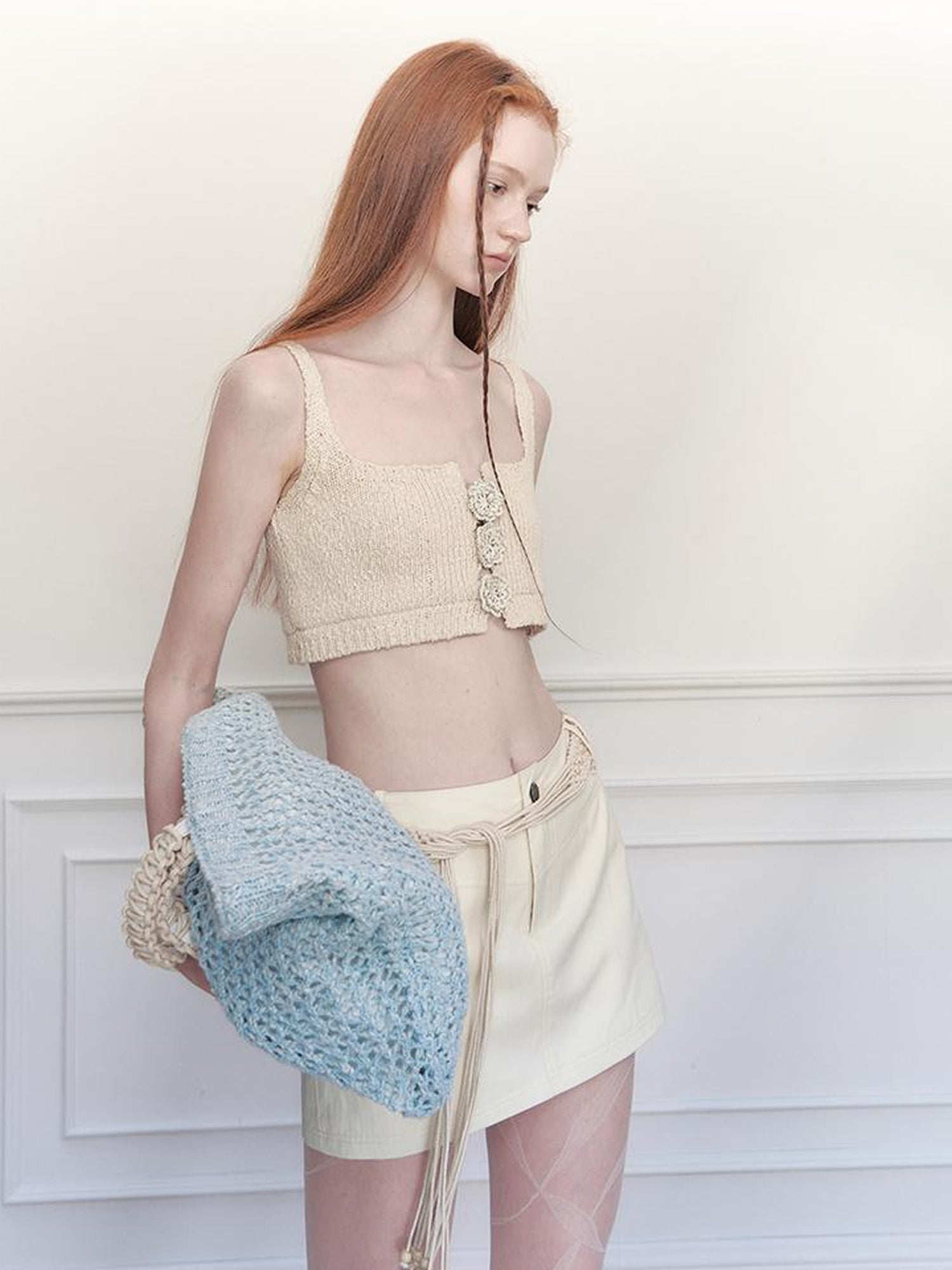 AnnoMundi Handwoven Rope Knit Tote Bag