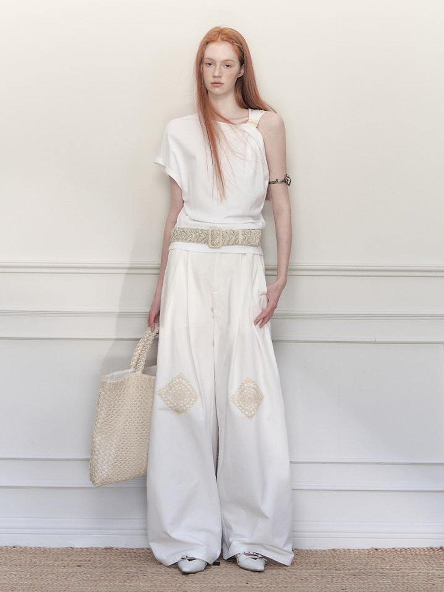 AnnoMundi Handwoven Rope Knit Tote Bag