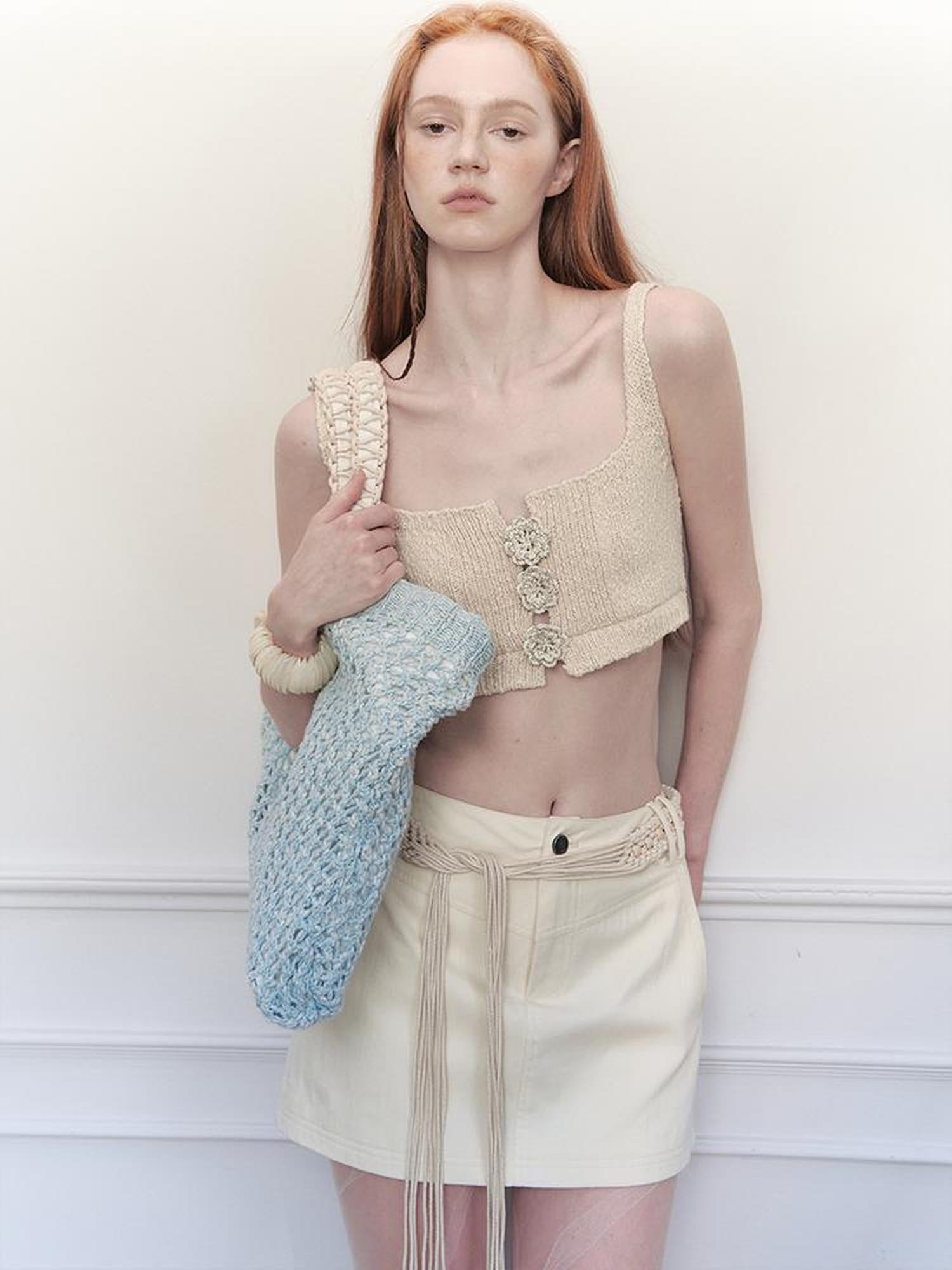 AnnoMundi Handwoven Rope Knit Tote Bag