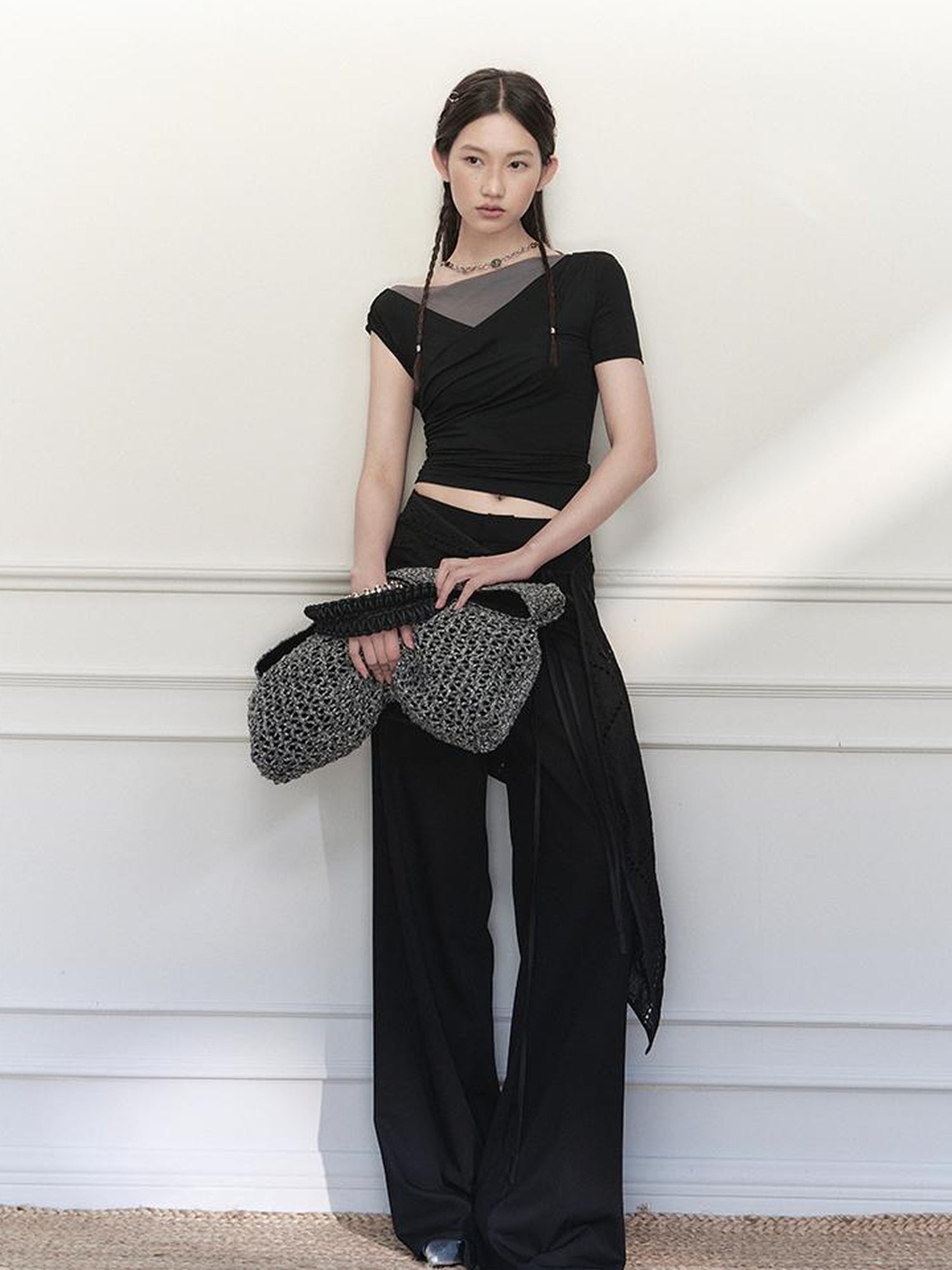 AnnoMundi Handwoven Rope Knit Tote Bag