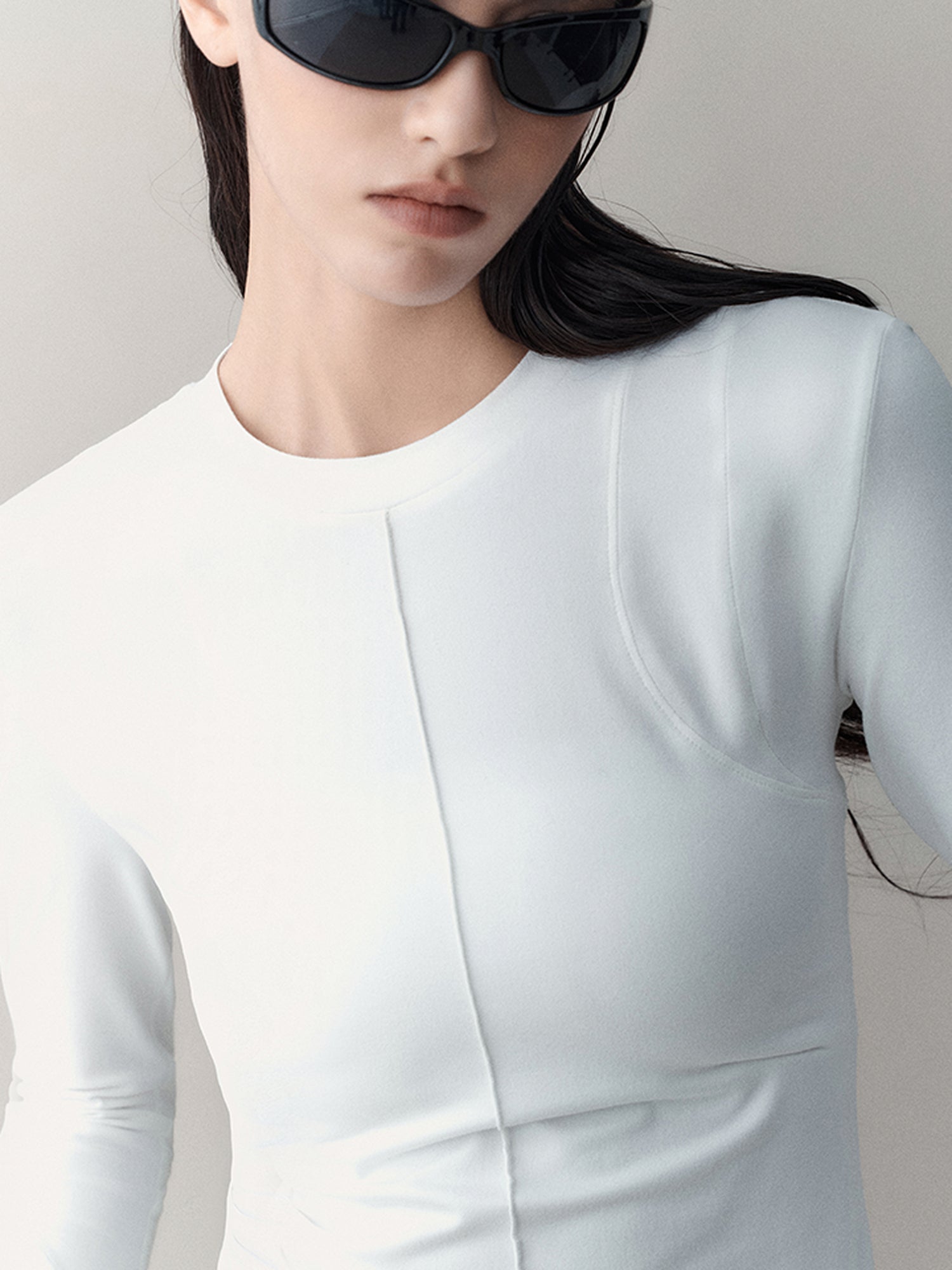 AnnoMundi High Elasticity Fleece Slim Fit Crewneck Tee