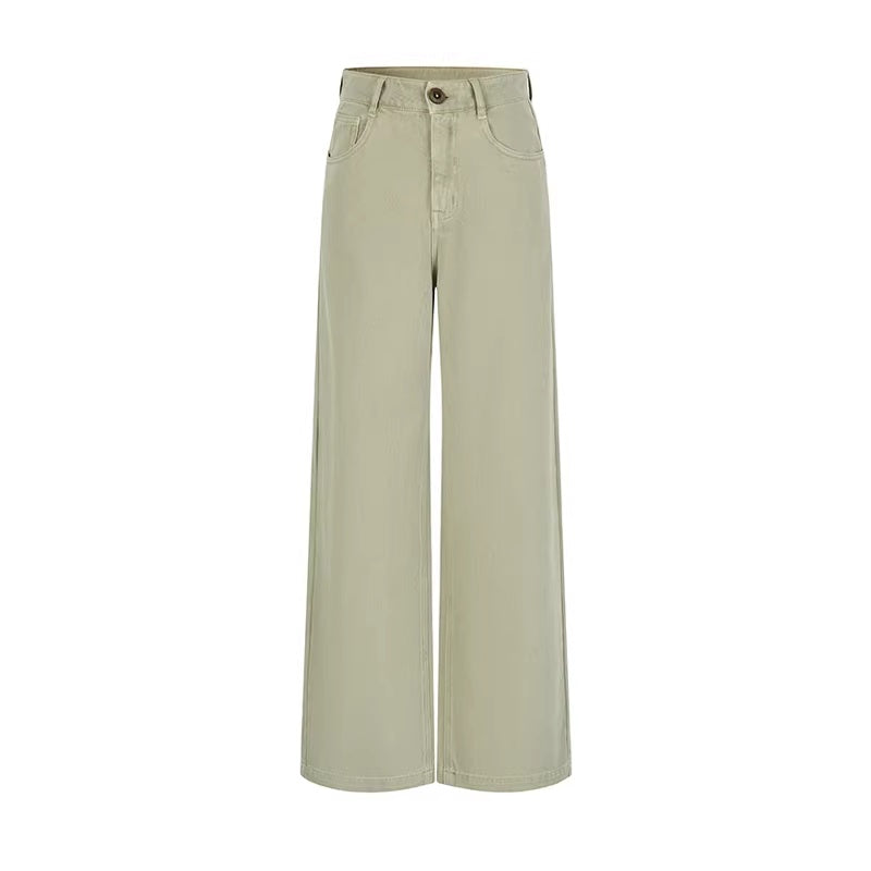 AnnoMundi_High_Waist_Cotton_Comfort_Casual_Flare_Pants_And_Jacket_Women_Suit_MISSTT